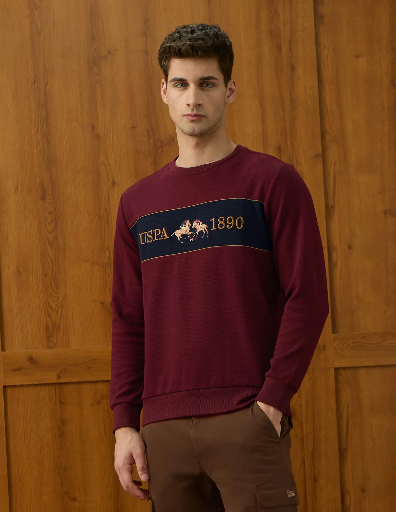 Brand Embroidered Varsity Theatre Sweatshirt - Image 4
