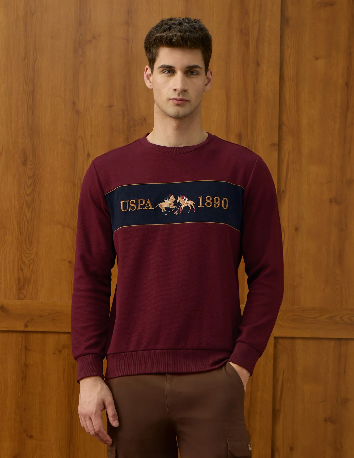 Brand Embroidered Varsity Theatre Sweatshirt - Image 6