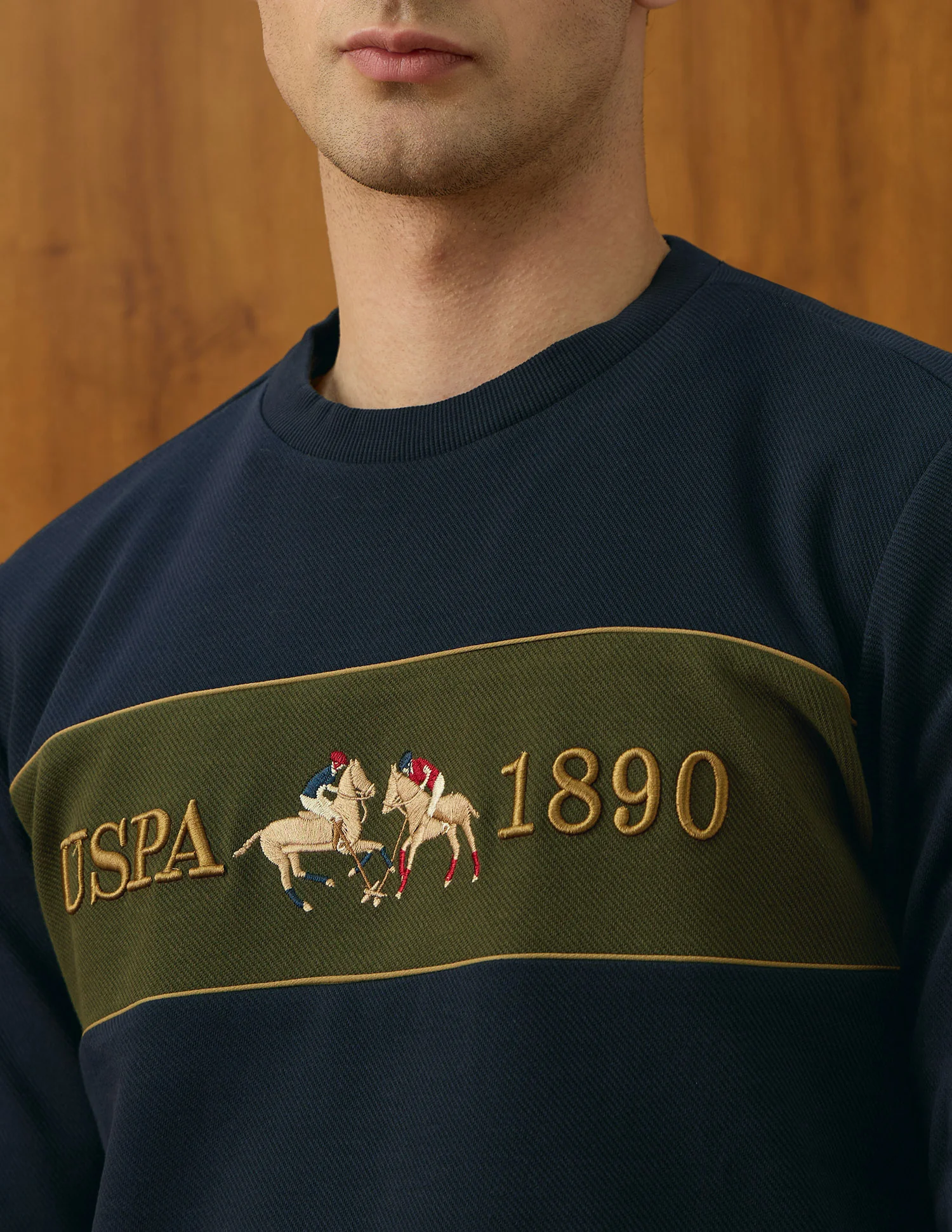 Brand Embroidered Varsity Theatre Sweatshirt - Image 7