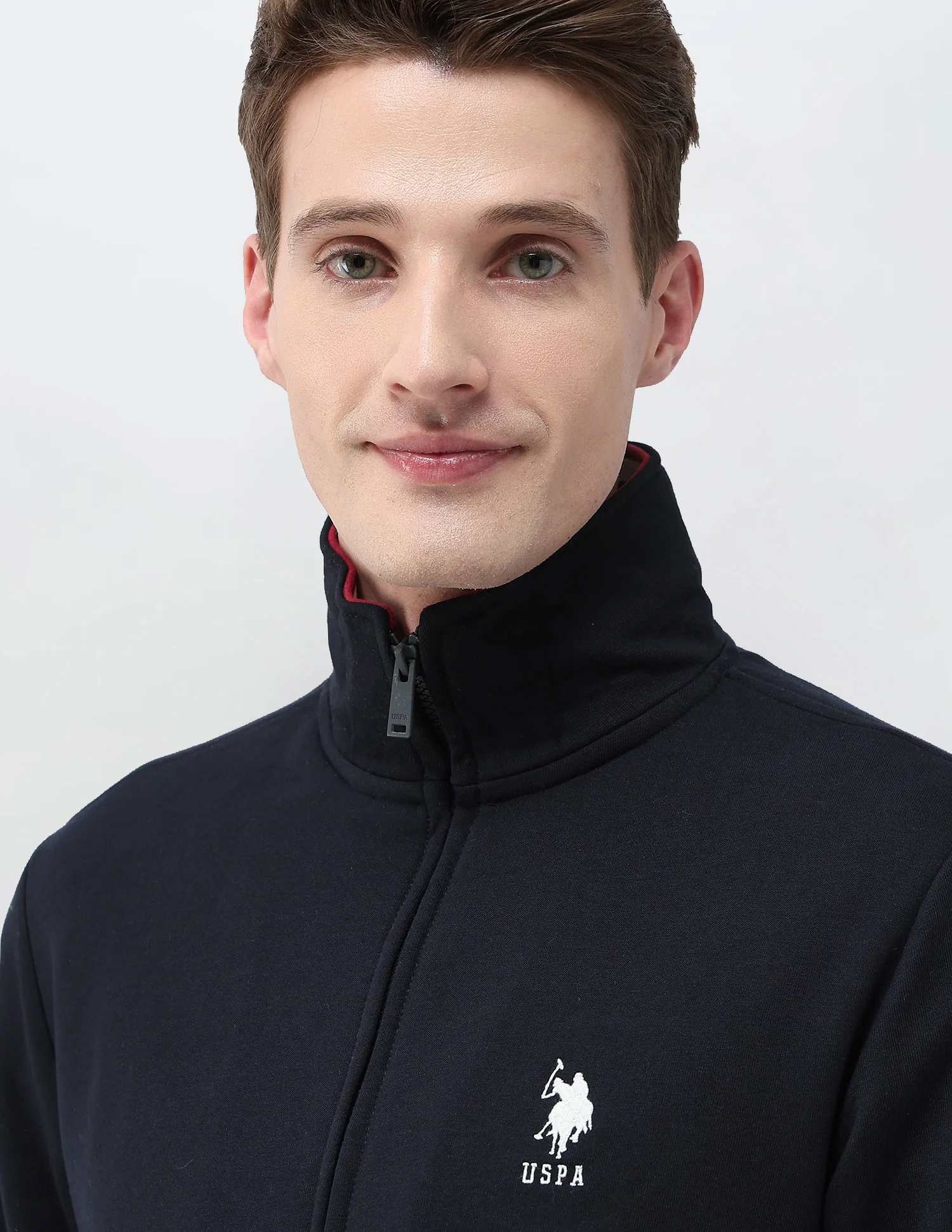 Brand Embroidered Zipper Sweatshirt - Image 7