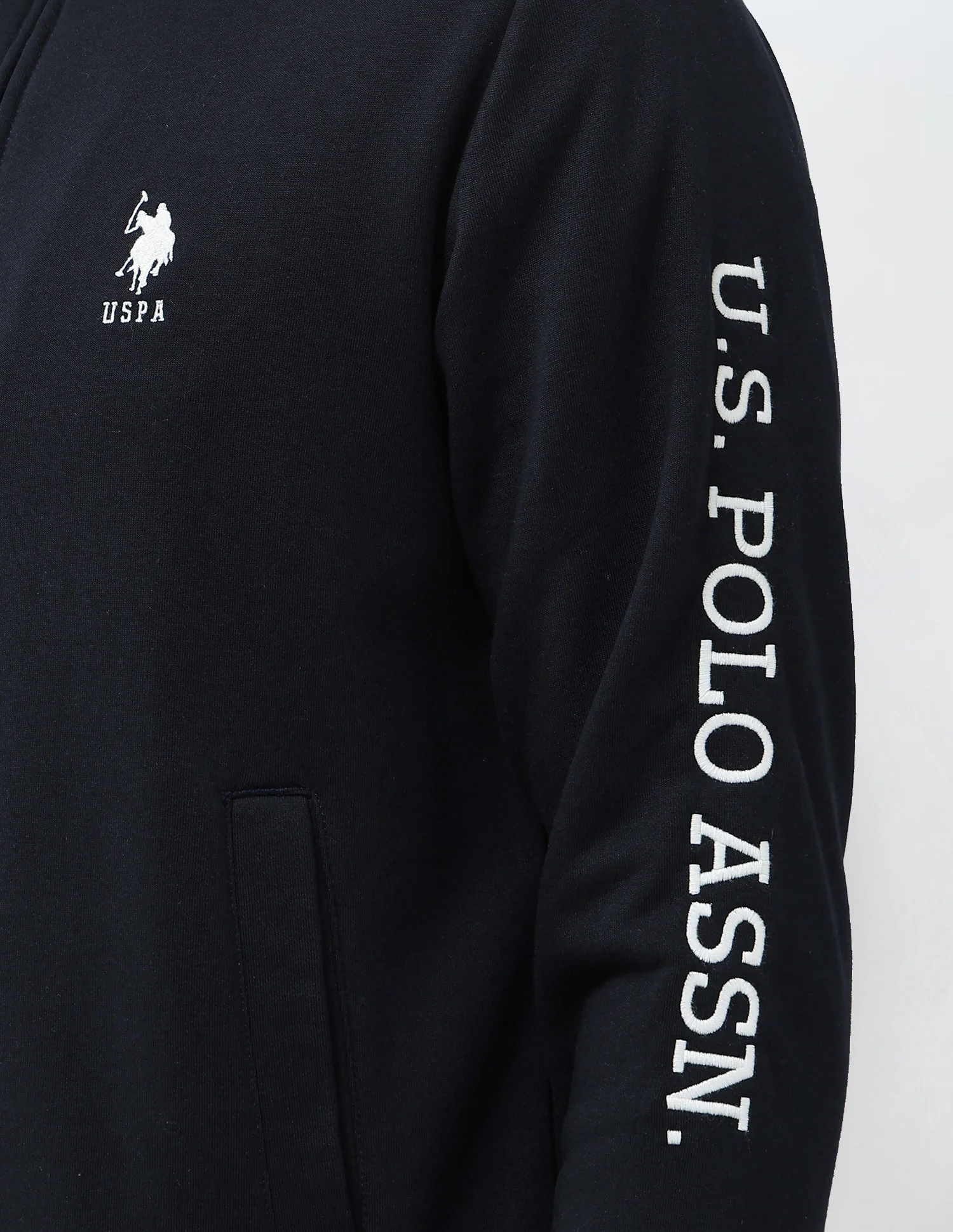 Brand Embroidered Zipper Sweatshirt - Image 8