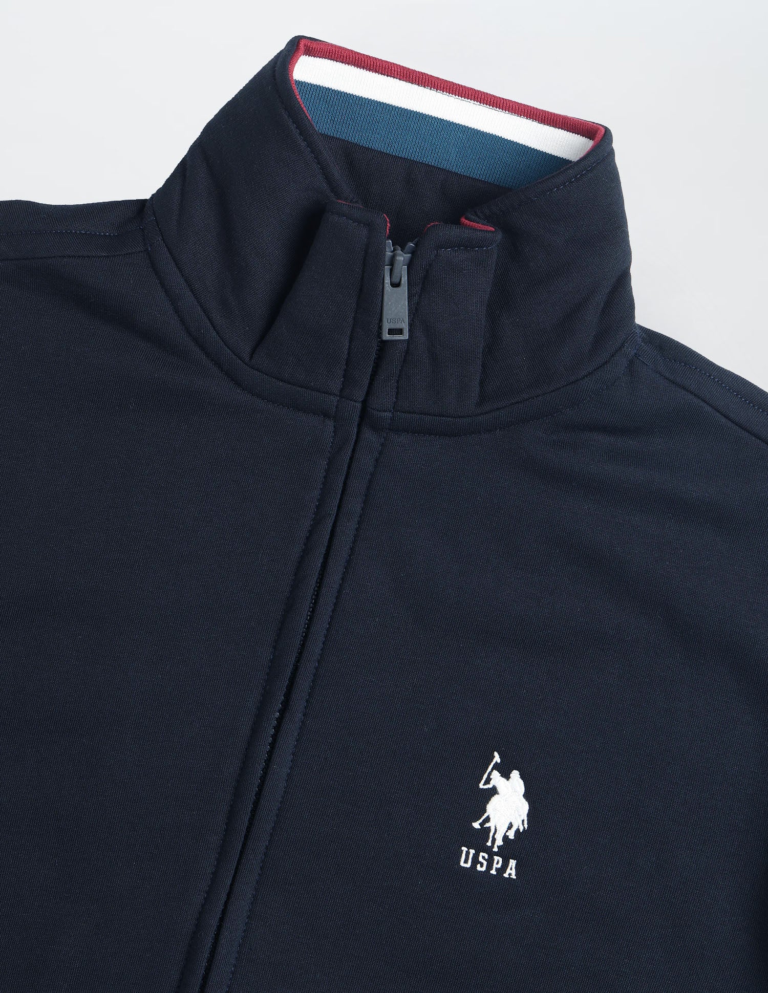 Brand Embroidered Zipper Sweatshirt - Image 9