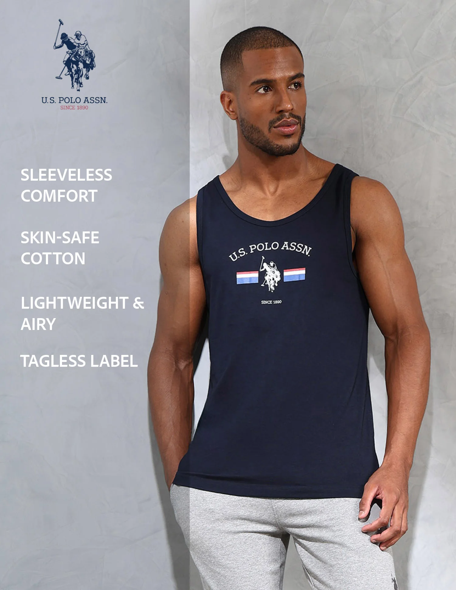 Brand Print Comfort Fit OEV02 Vest - Pack Of 1 - Image 9