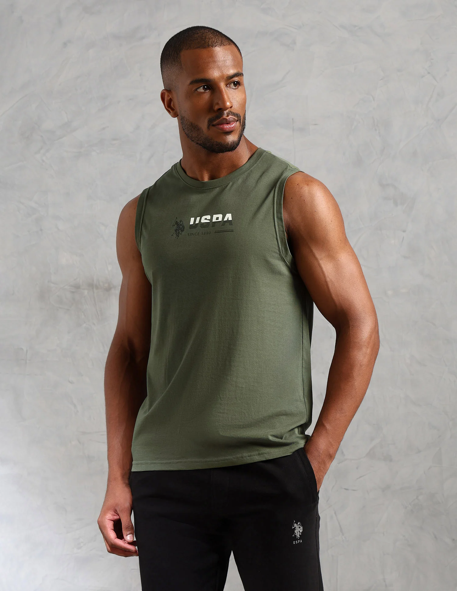 Brand Print Comfort Fit OEV06 Vest - Pack Of 1 - Image 4