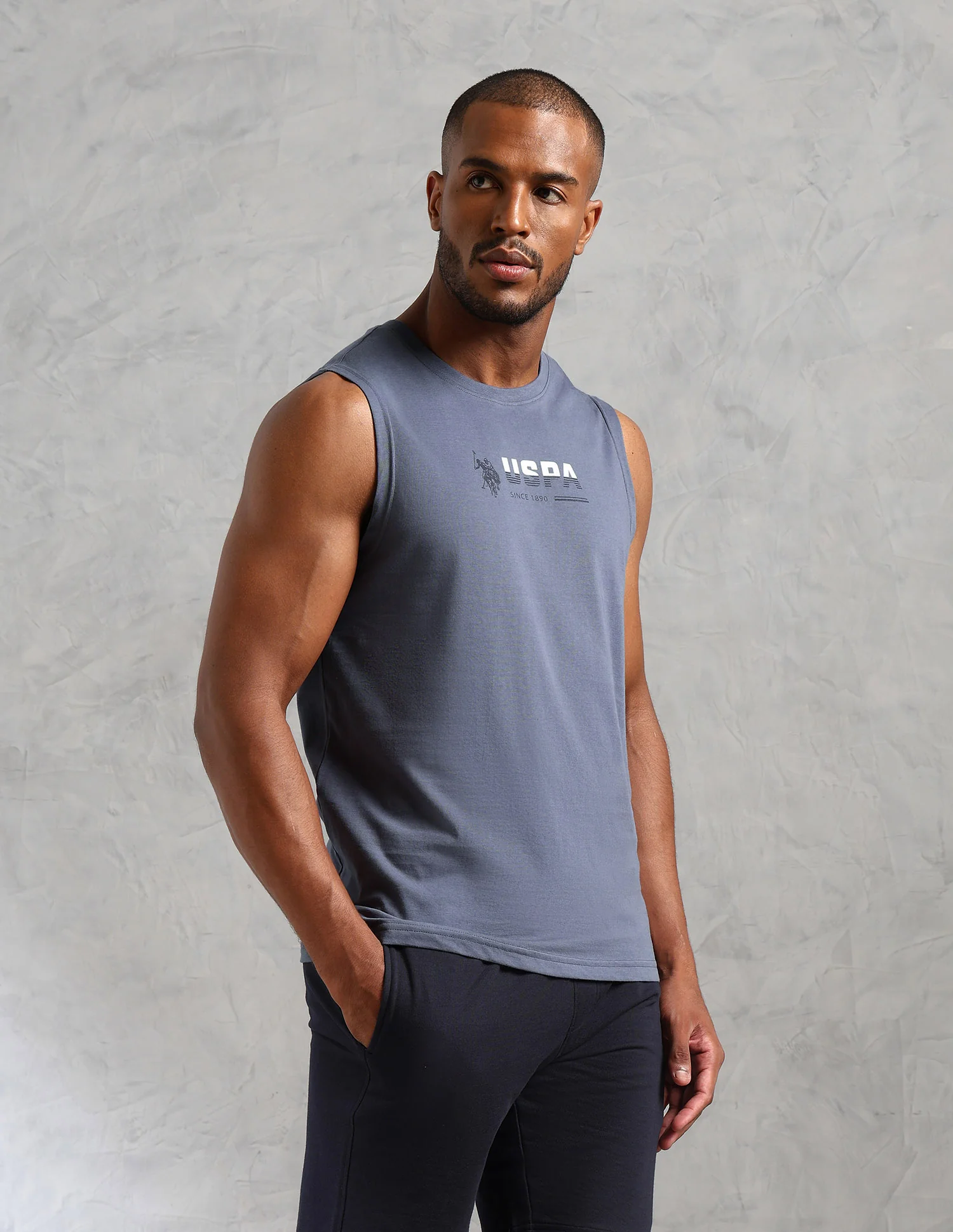 Brand Print Comfort Fit OEV06 Vest - Pack Of 1 - Image 4