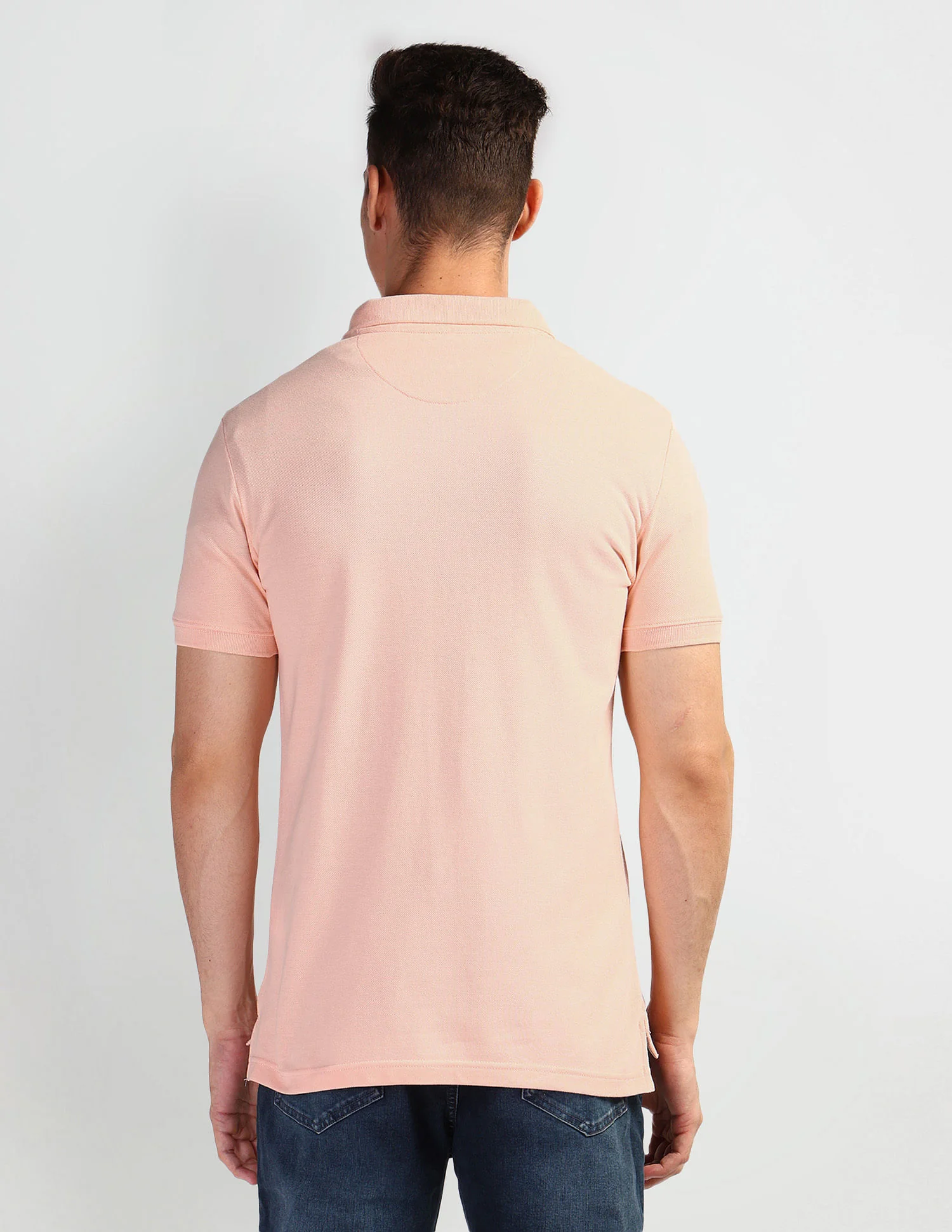 Brand Print Cotton Polo Shirt - Image 5