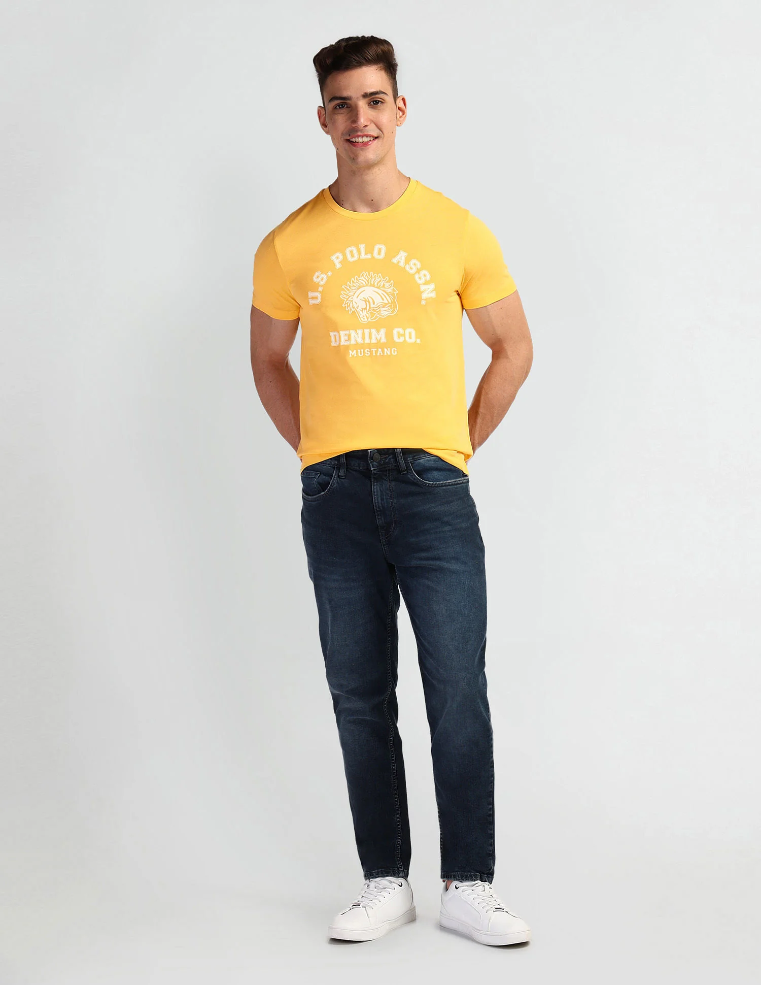 Brand Print Crew Neck T-Shirt - Image 3