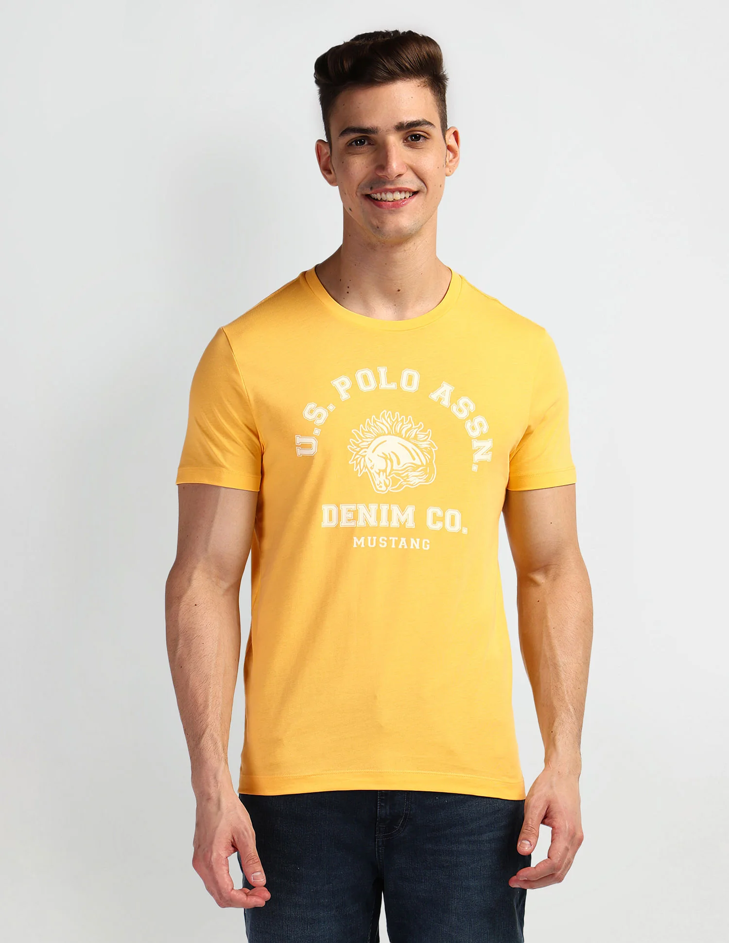 Brand Print Crew Neck T-Shirt - Image 6