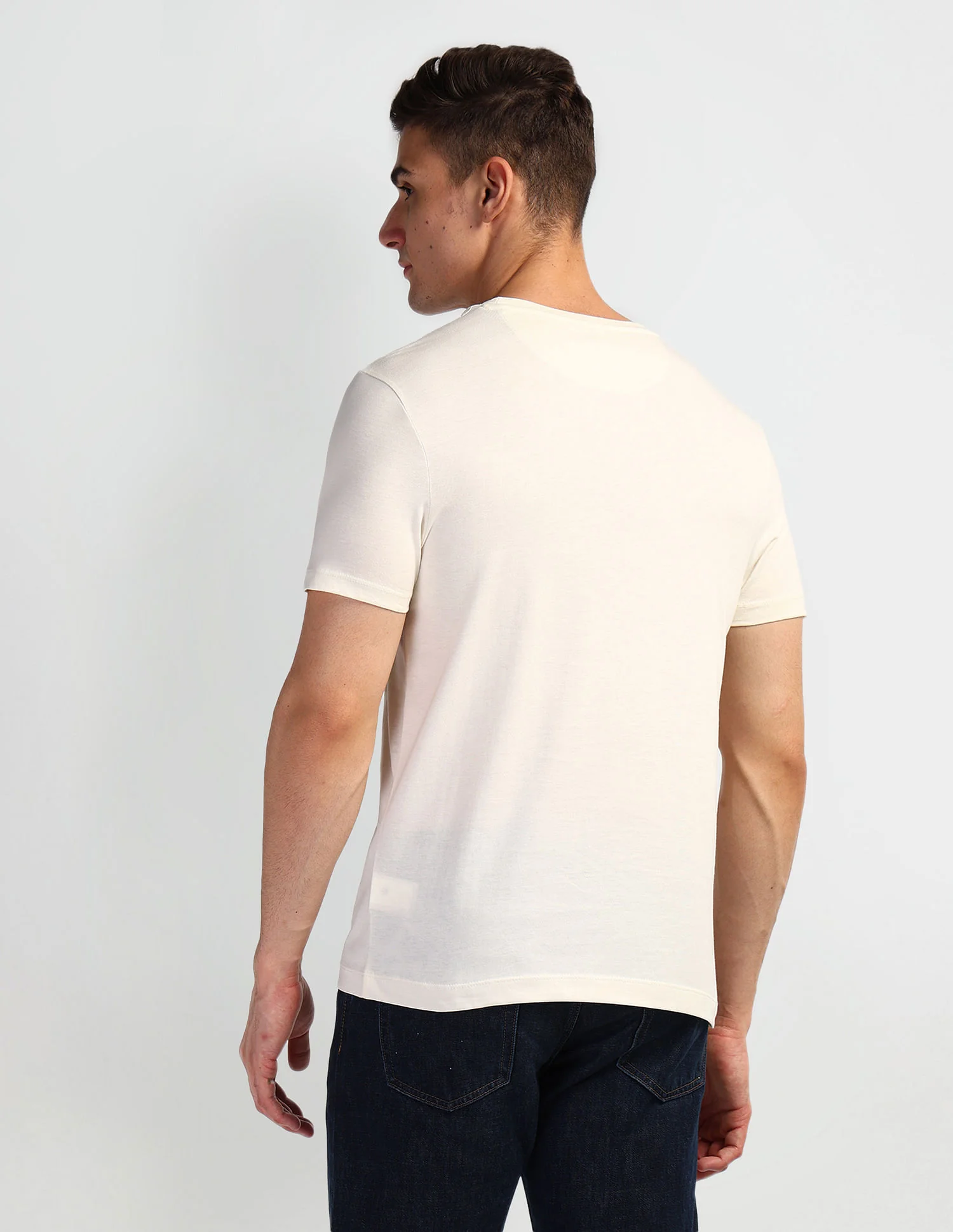 Brand Print Crew Neck T-Shirt - Image 5
