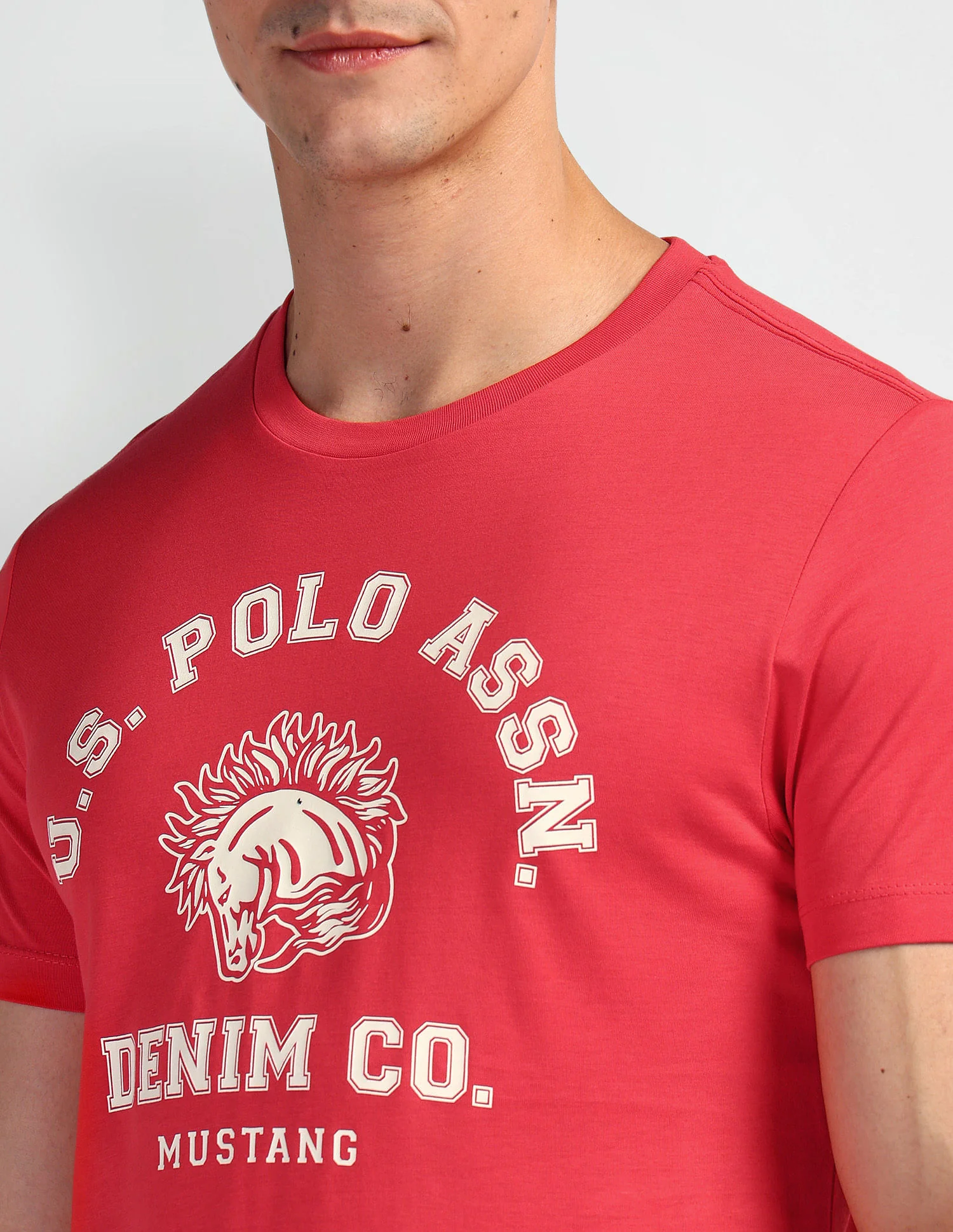 Brand Print Crew Neck T-Shirt - Image 7
