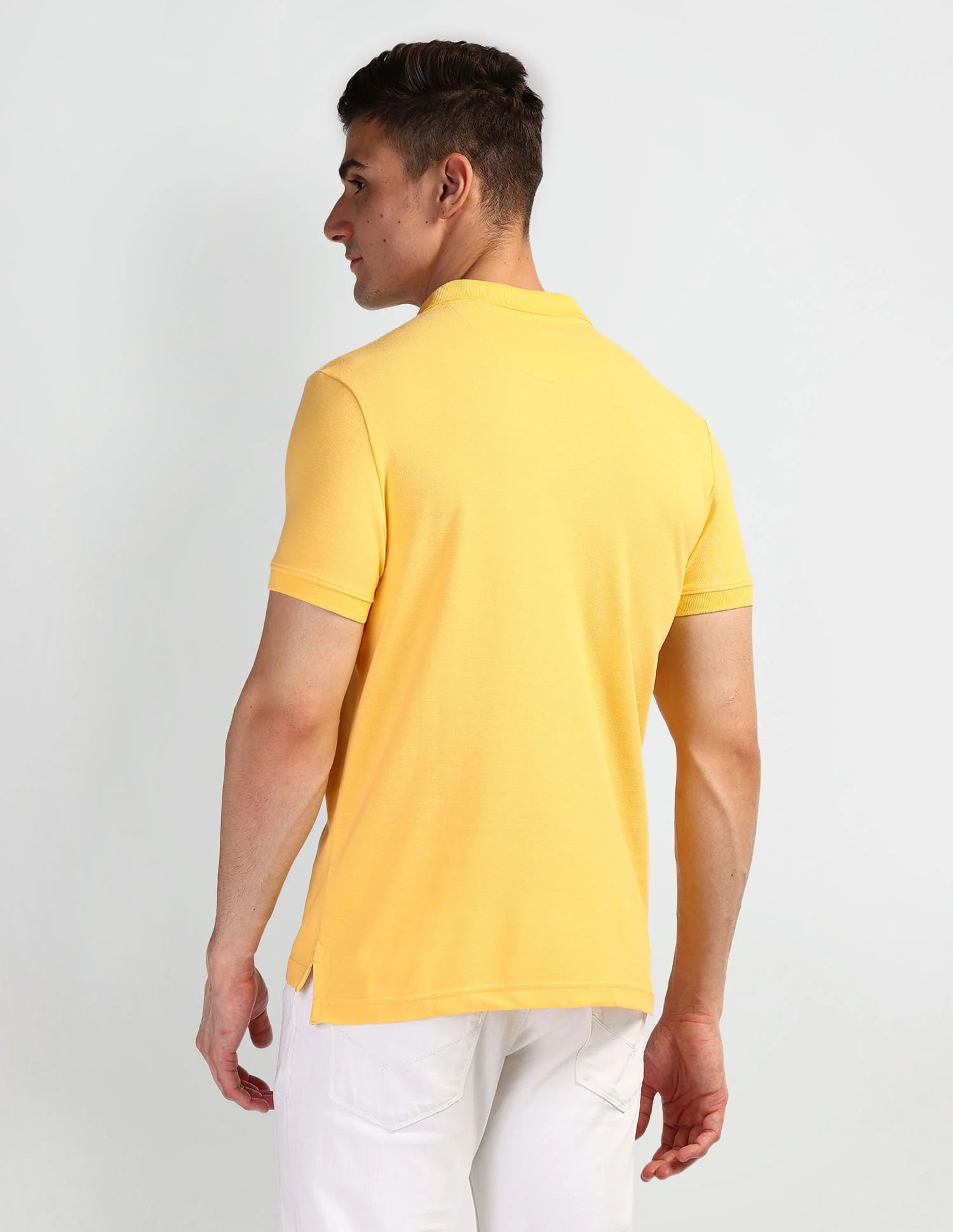 Brand Print Muscle Fit Polo Shirt - Image 5