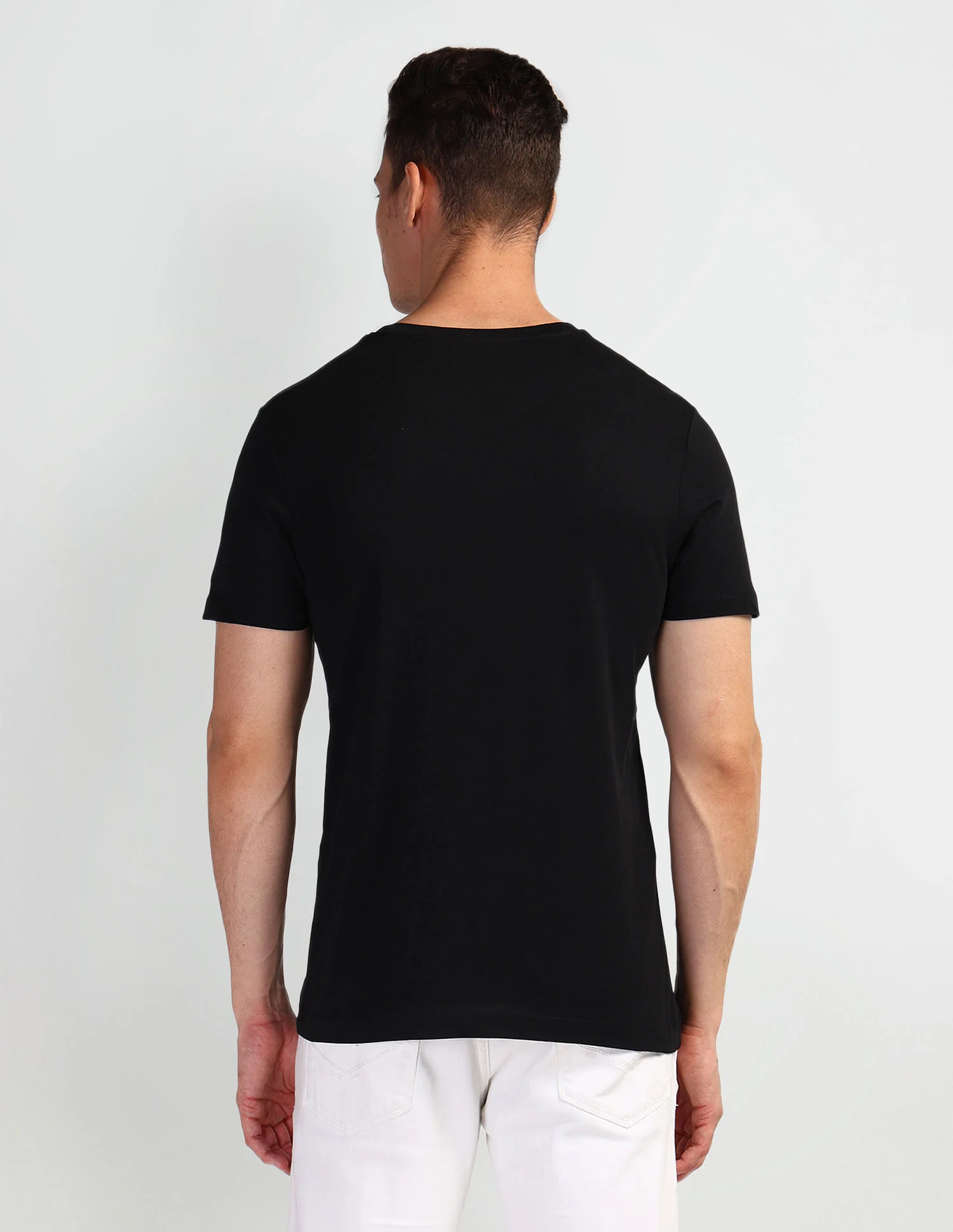 Brand Print Muscle Fit T-Shirt - Image 5