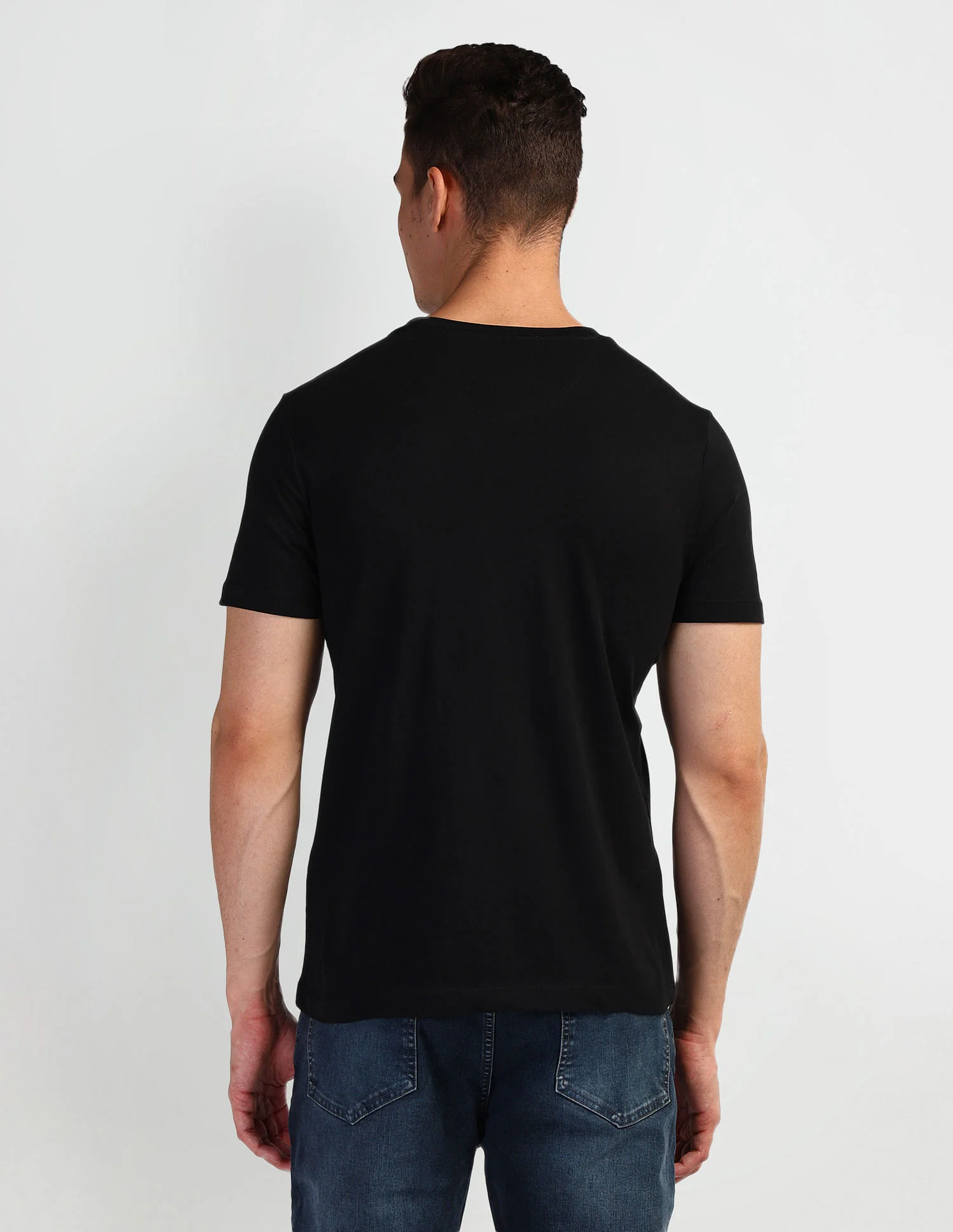 Brand Print Muscle Fit T-Shirt - Image 5