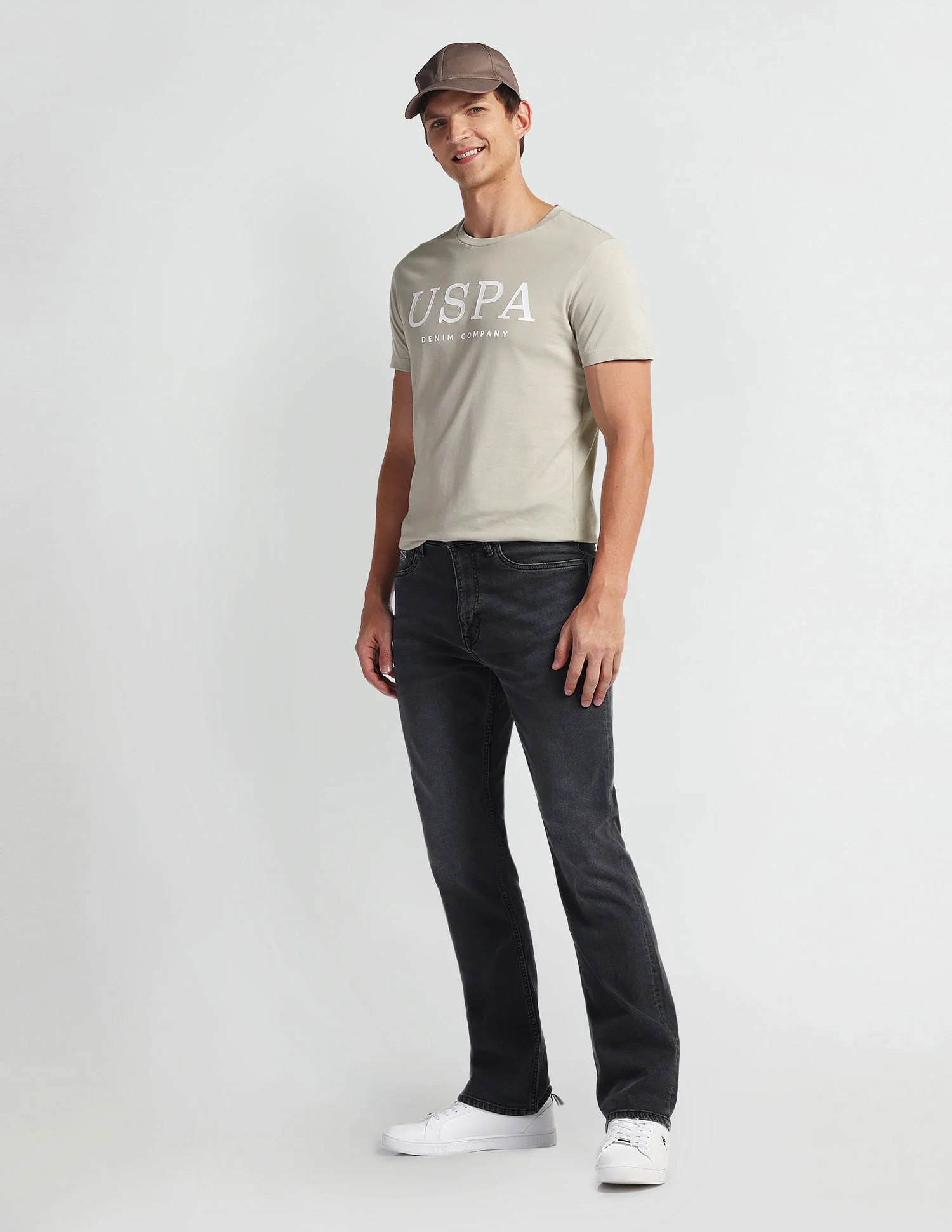 Brand Print Muscle Fit T-Shirt - Image 3
