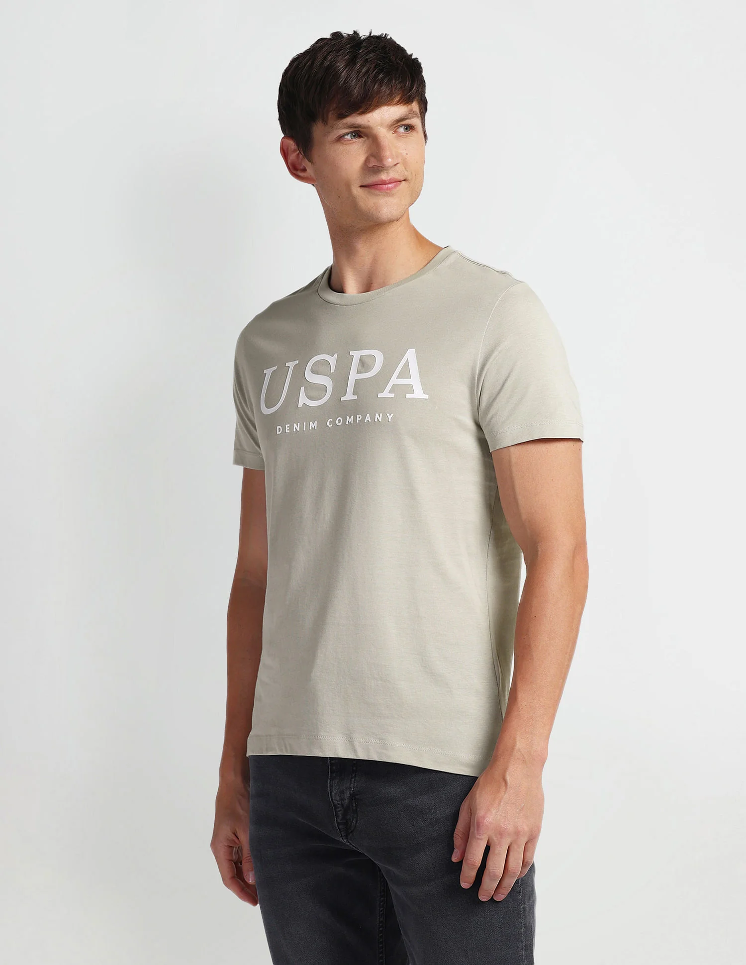 Brand Print Muscle Fit T-Shirt - Image 4