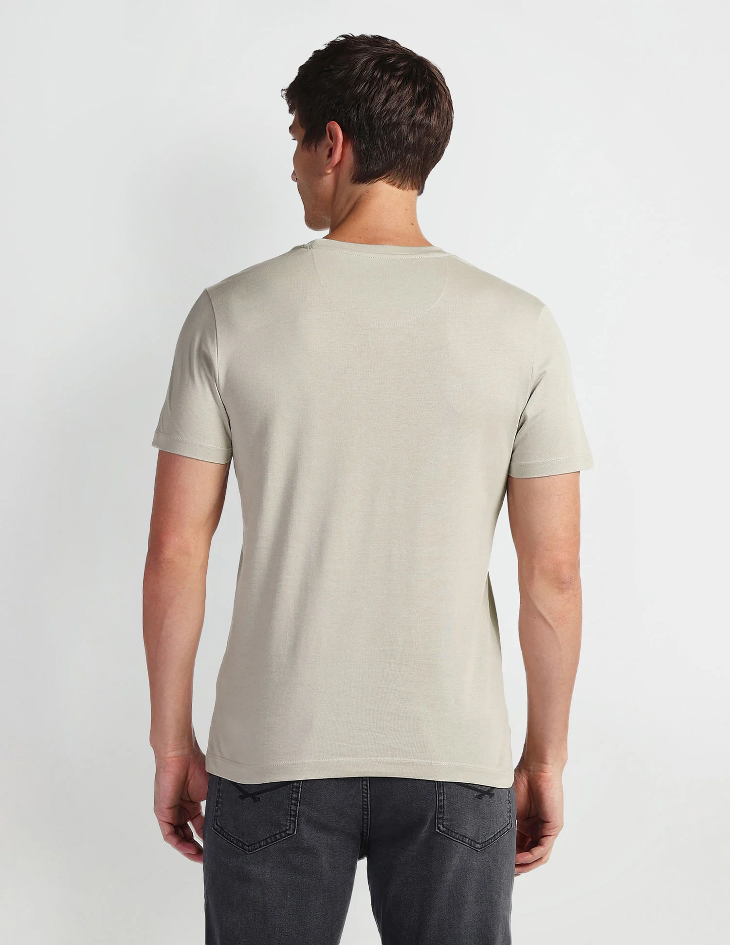 Brand Print Muscle Fit T-Shirt - Image 5