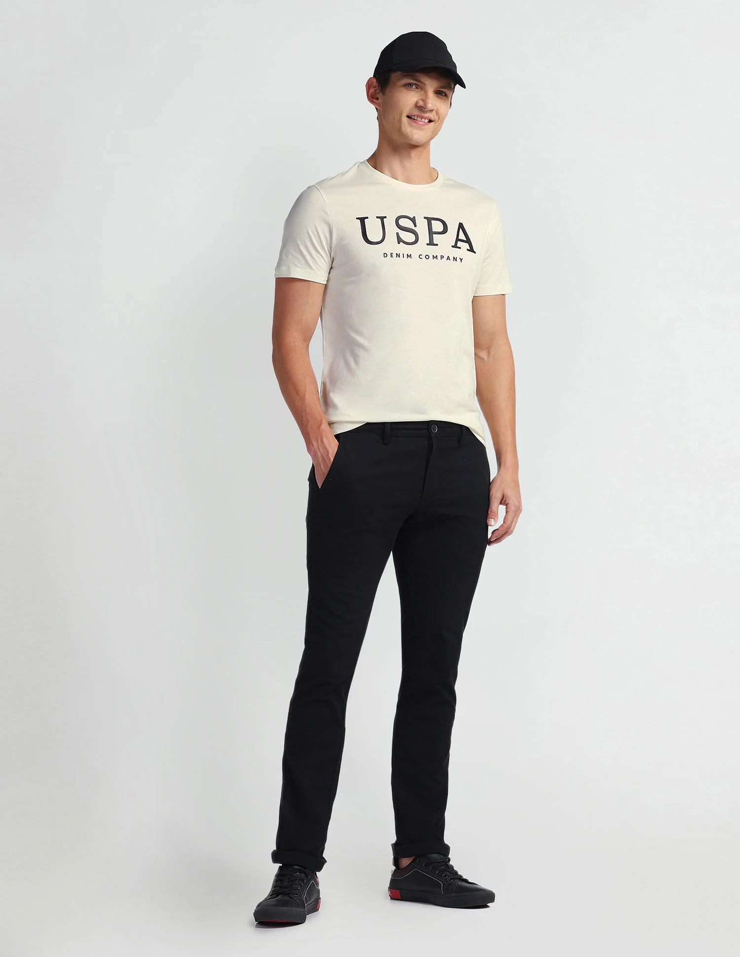 Brand Print Muscle Fit T-Shirt - Image 3
