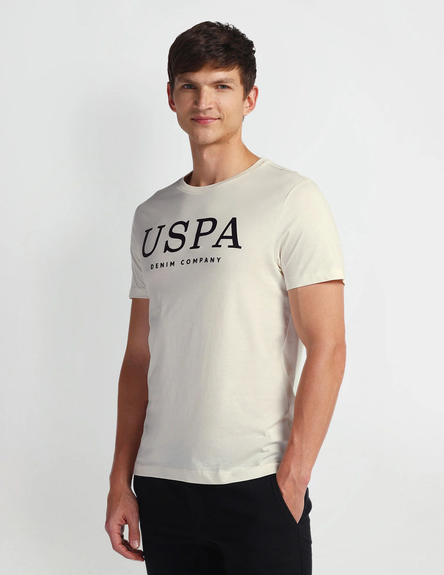 Brand Print Muscle Fit T-Shirt - Image 4