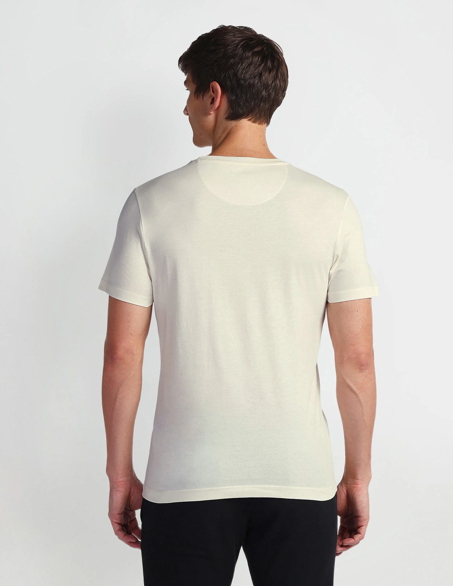 Brand Print Muscle Fit T-Shirt - Image 5