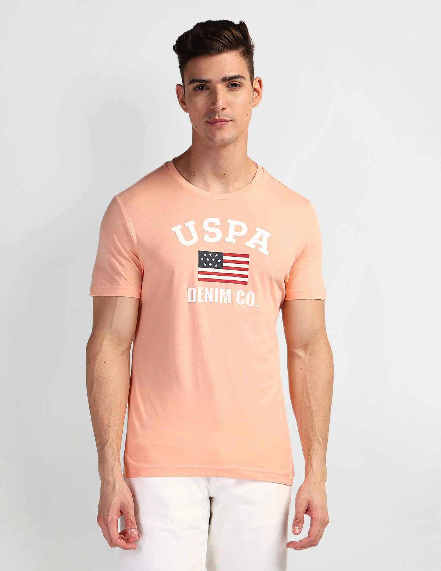 Brand Print Muscle Fit T-Shirt - Image 5