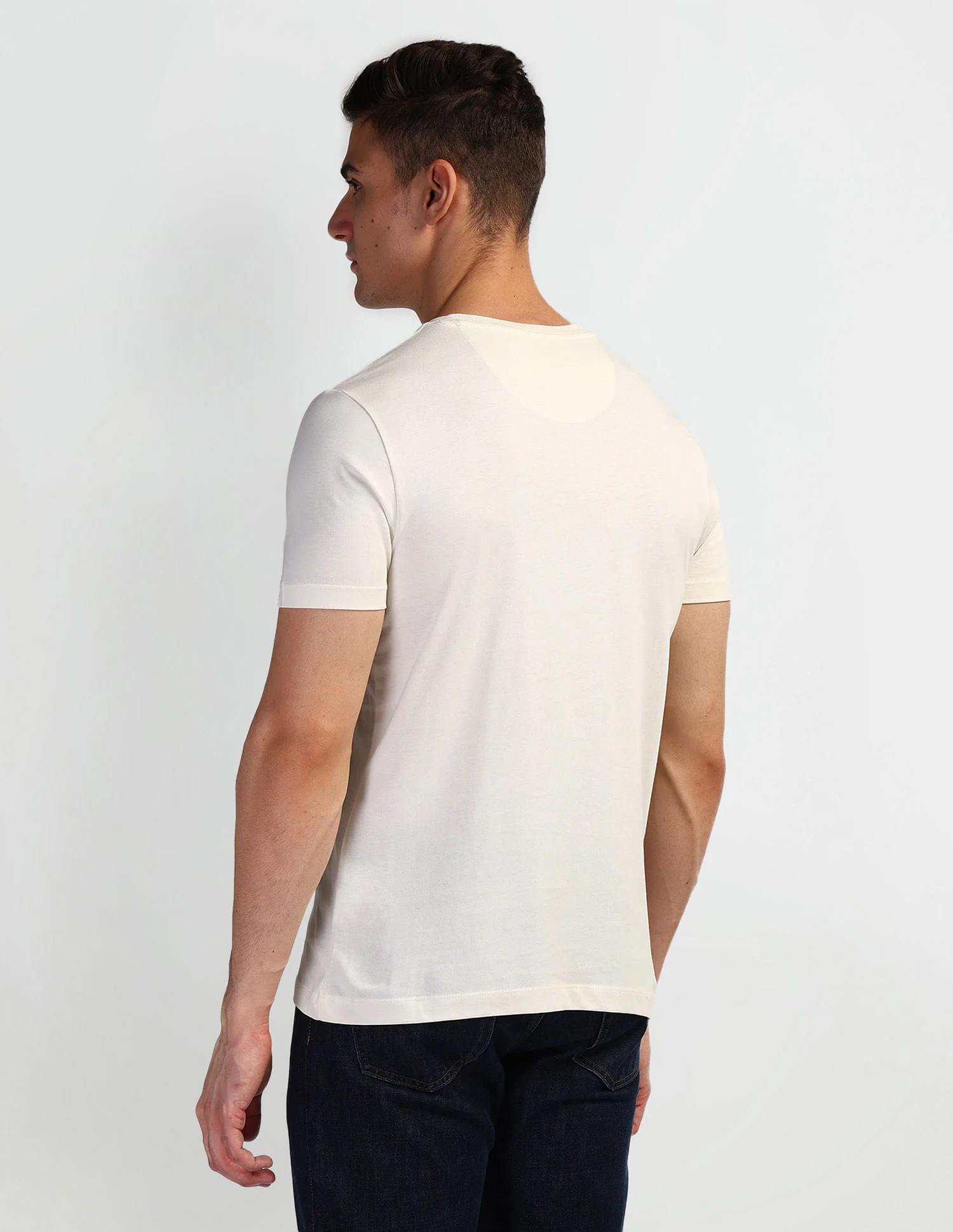 Brand Print Muscle Fit T-Shirt - Image 5