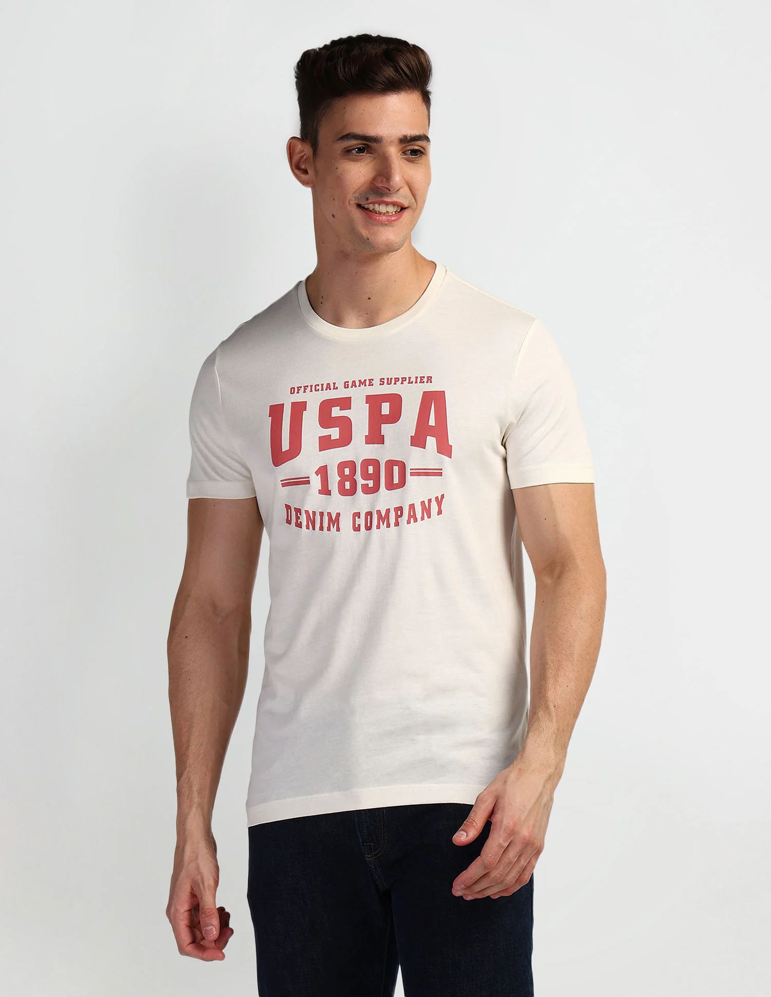 Brand Print Muscle Fit T-Shirt - Image 6