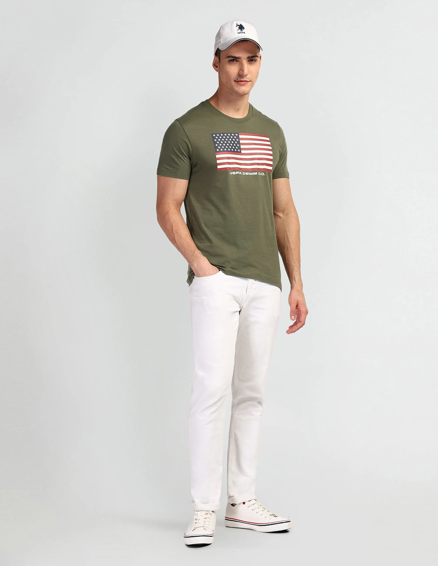 Brand Print Muscle Fit T-Shirt - Image 3
