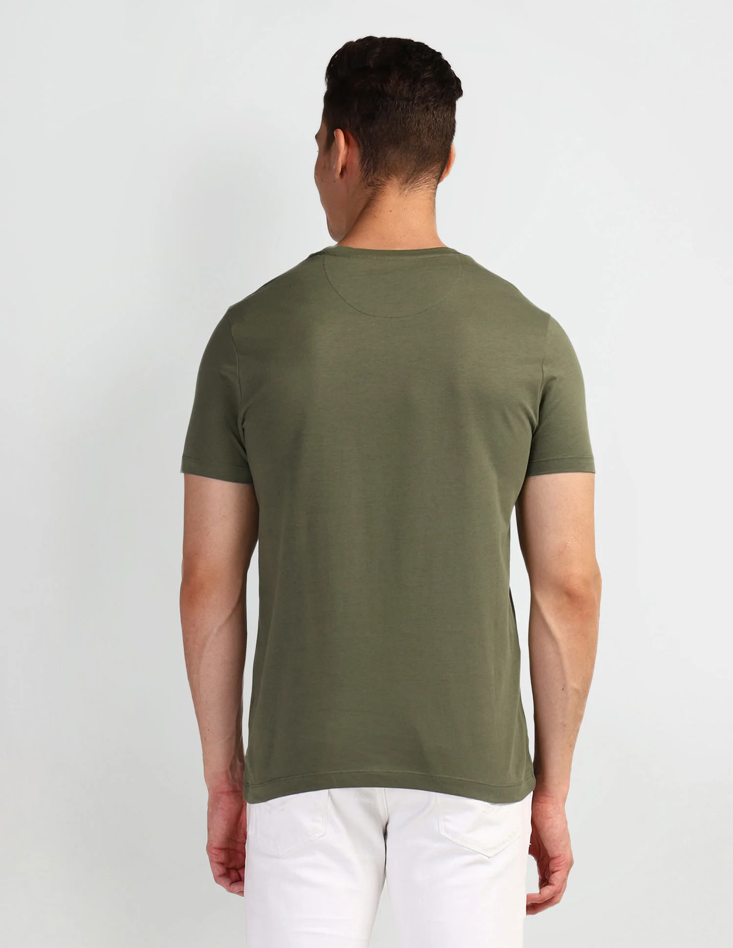 Brand Print Muscle Fit T-Shirt - Image 5