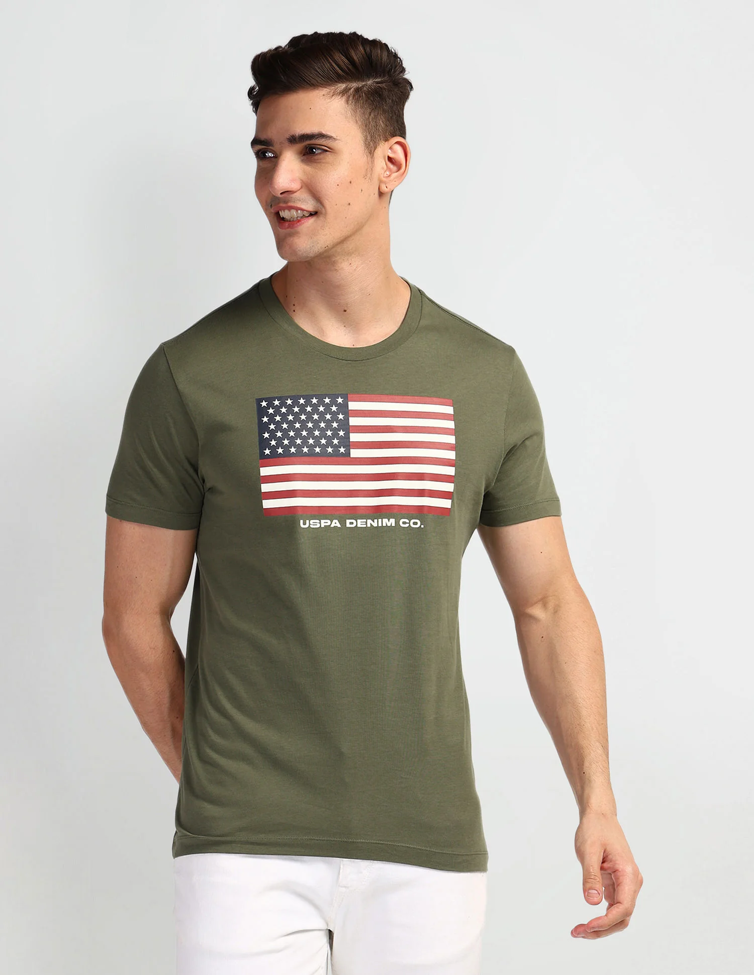 Brand Print Muscle Fit T-Shirt - Image 6