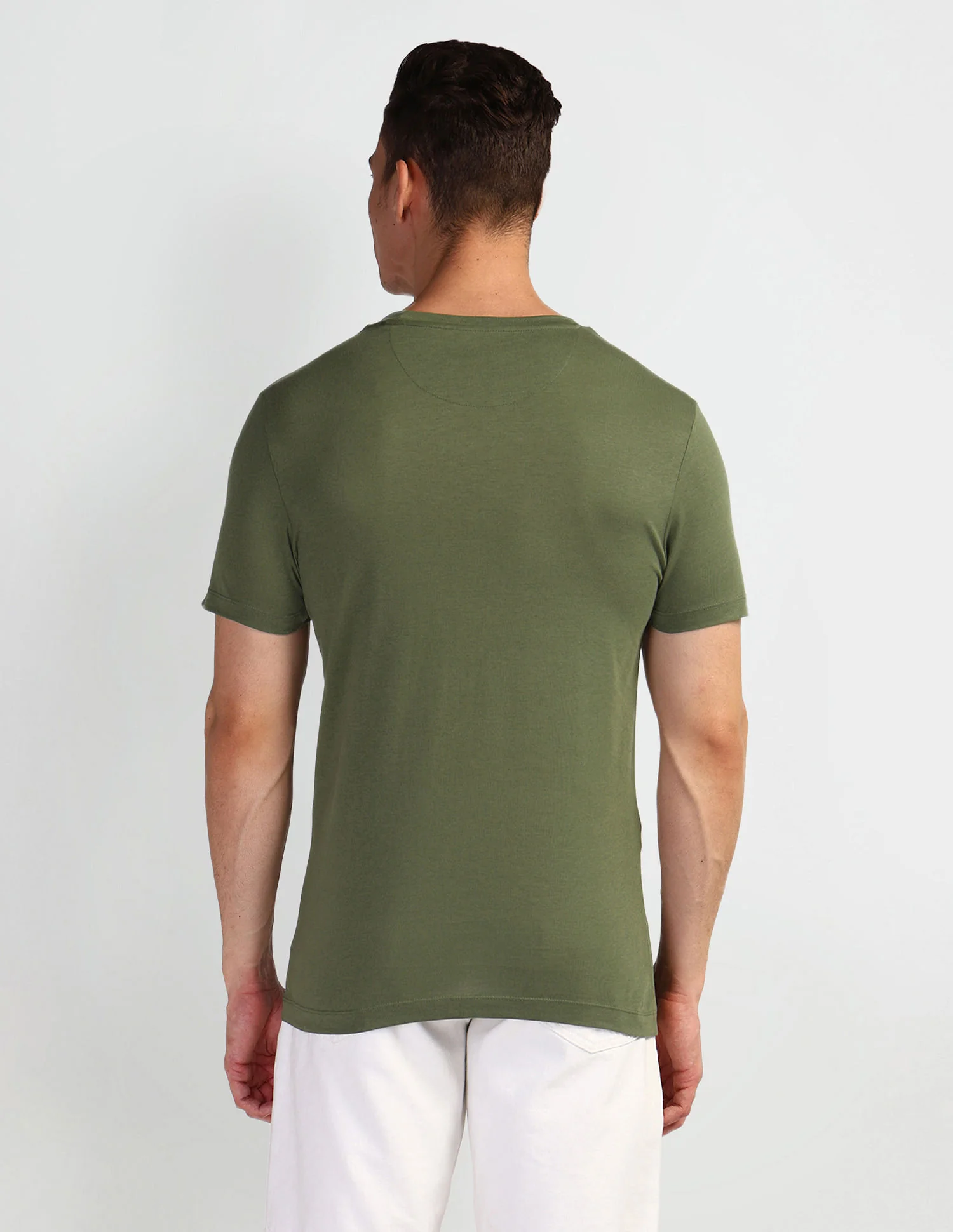 Brand Print Muscle Fit T-Shirt - Image 5