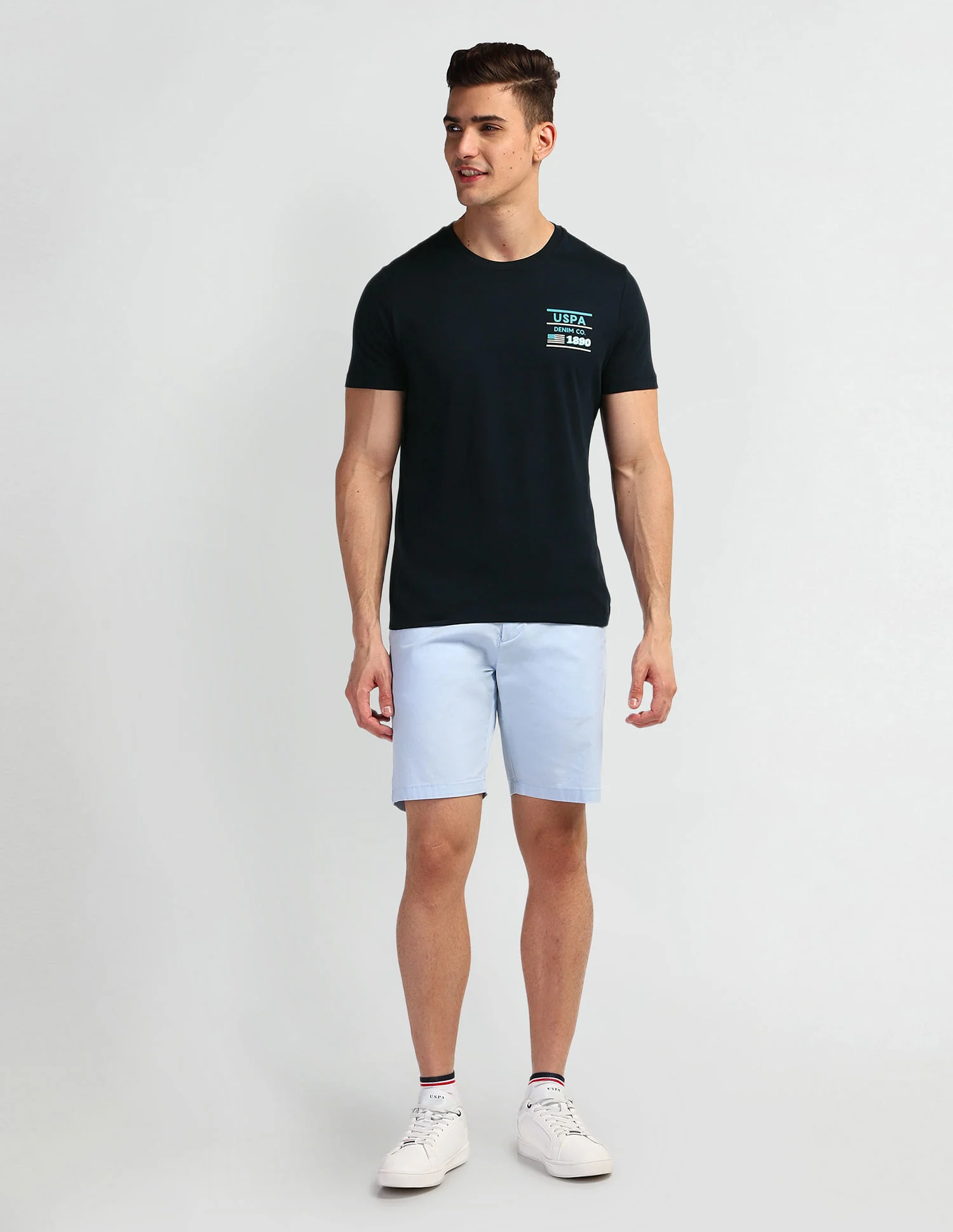 Brand Print Muscle Fit T-Shirt - Image 3