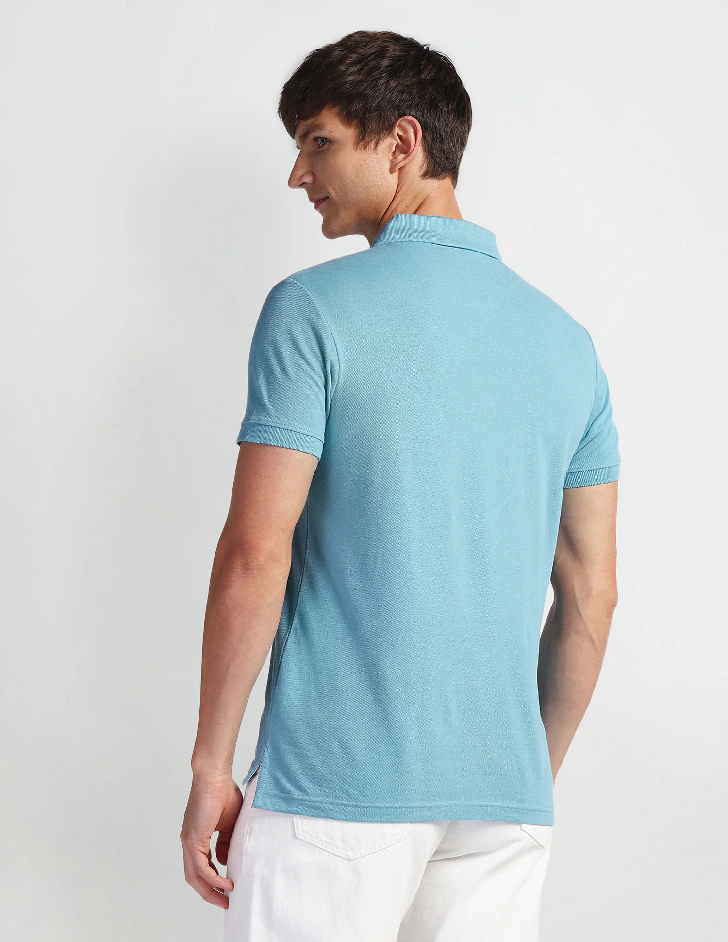 Brand Print Pique Polo Shirt - Image 5