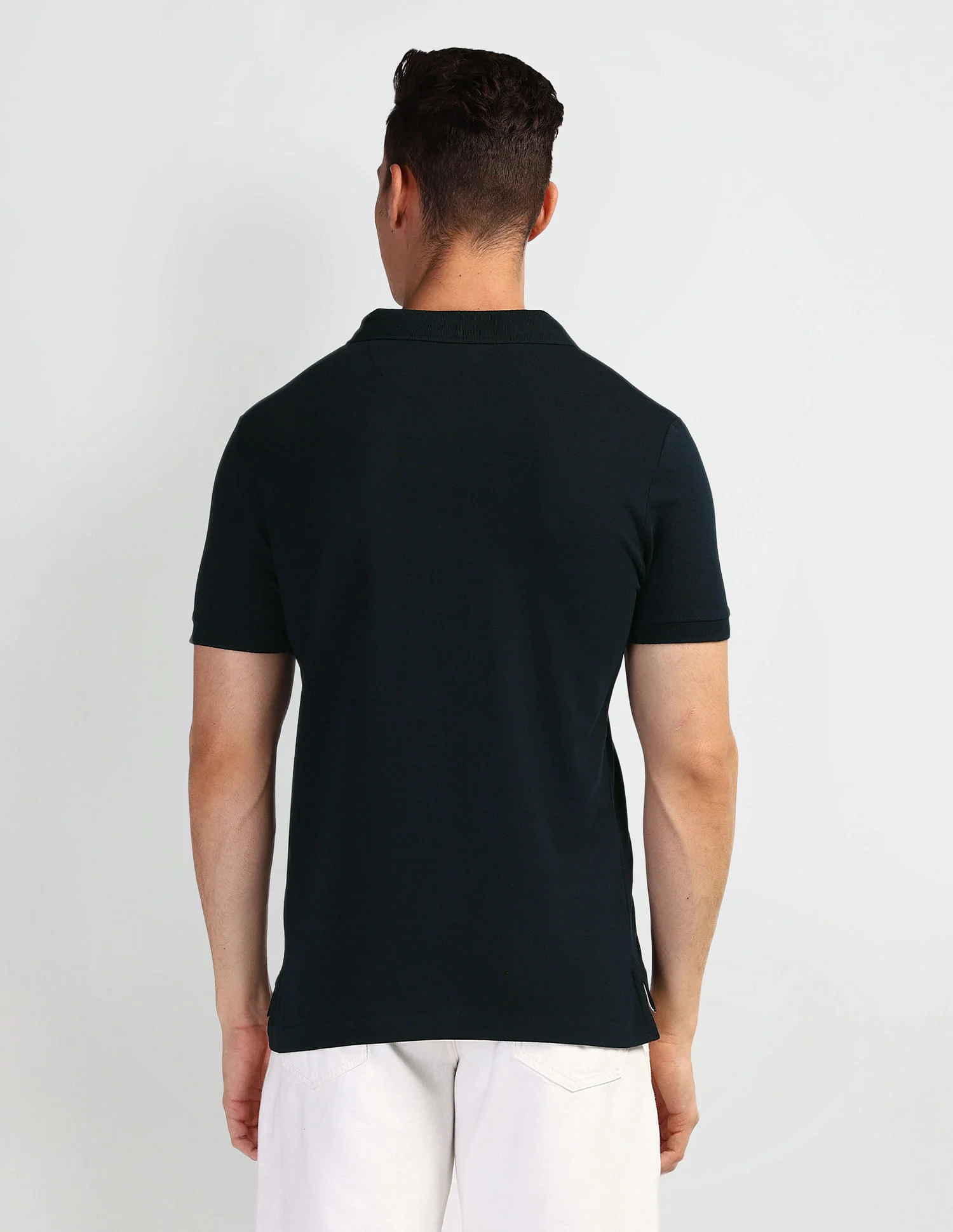 Brand Print Pique Polo Shirt - Image 5