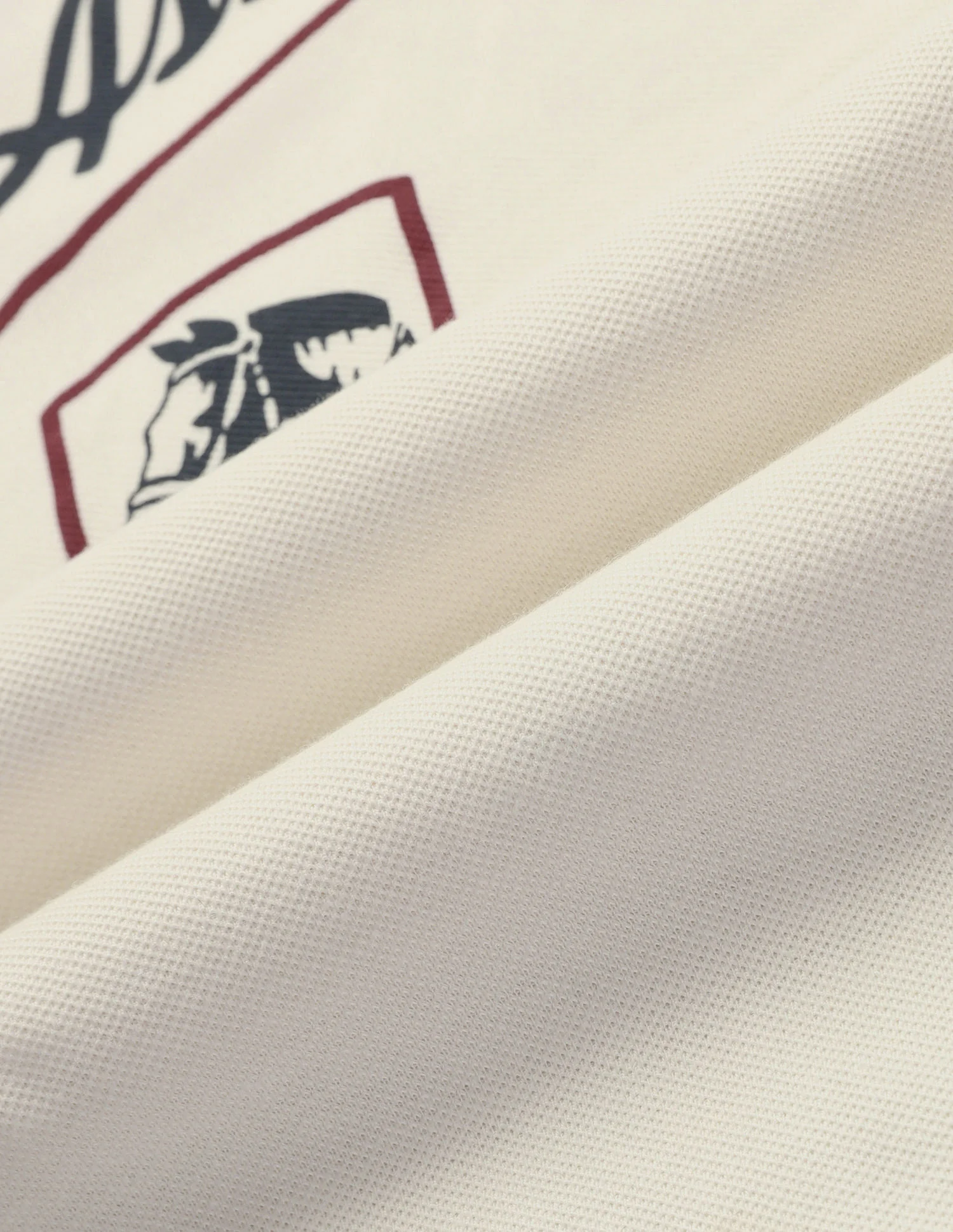 Brand Print Pique Polo Shirt - Image 2