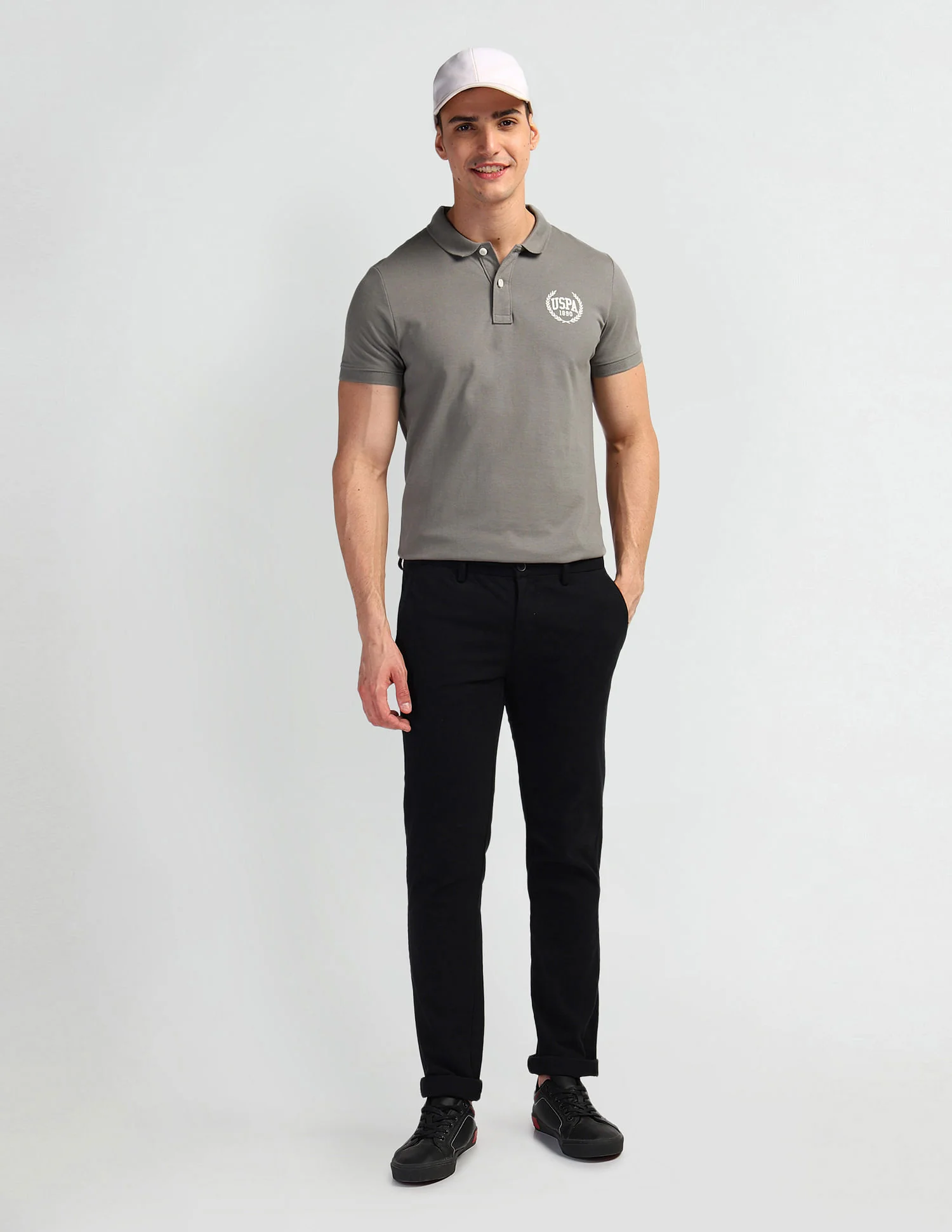 Brand Print Polo Shirt - Image 3