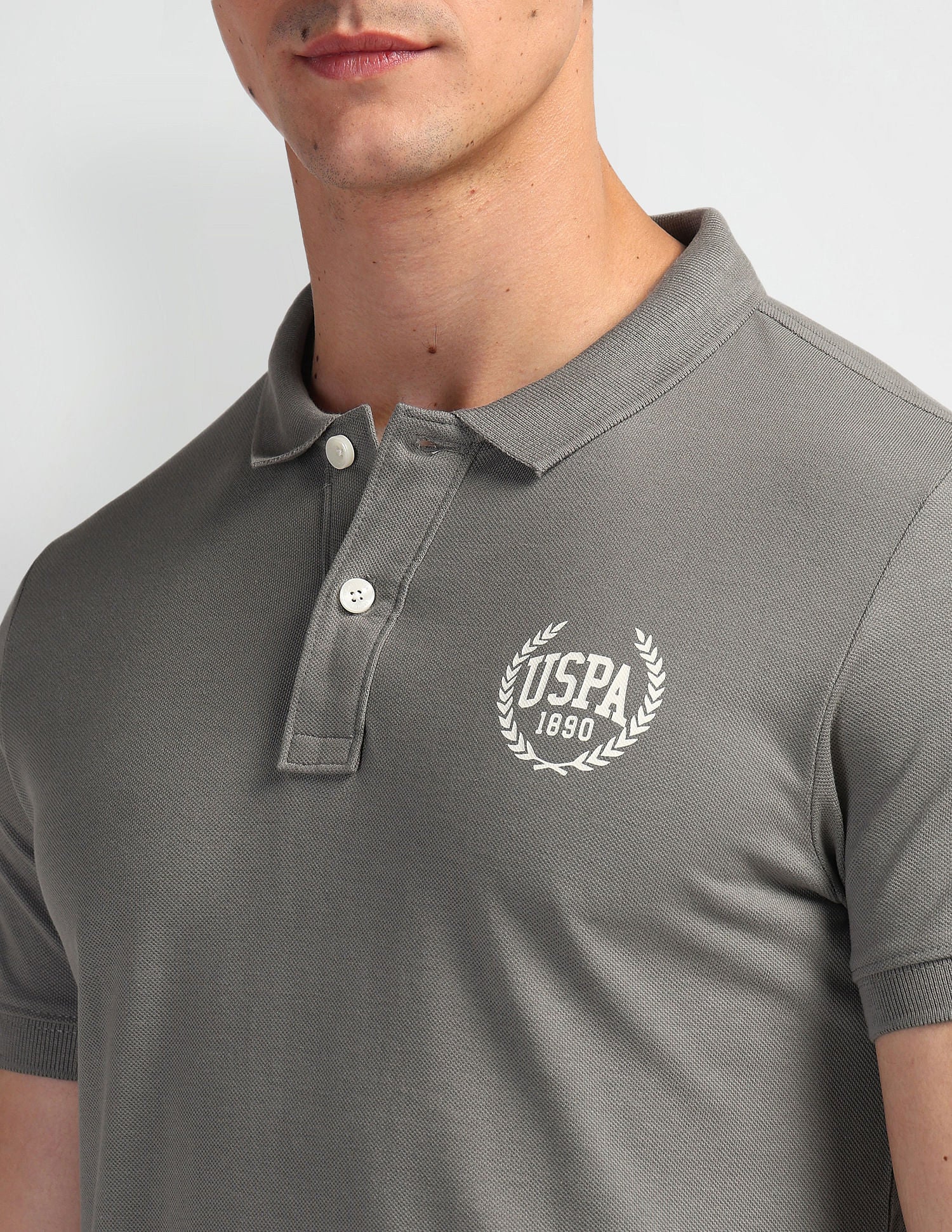 Brand Print Polo Shirt - Image 7