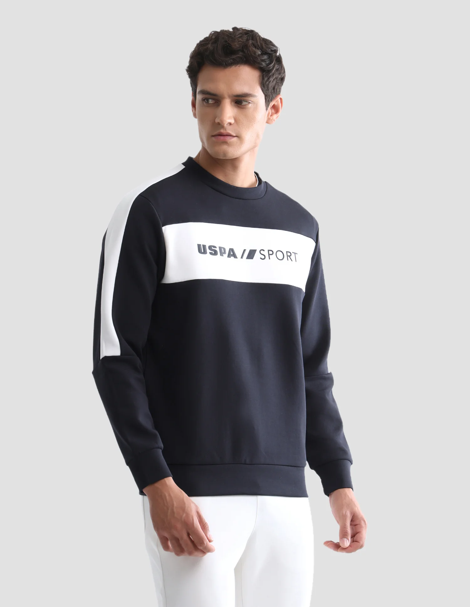 Brand Printed Active Sweatshirt - Image 4