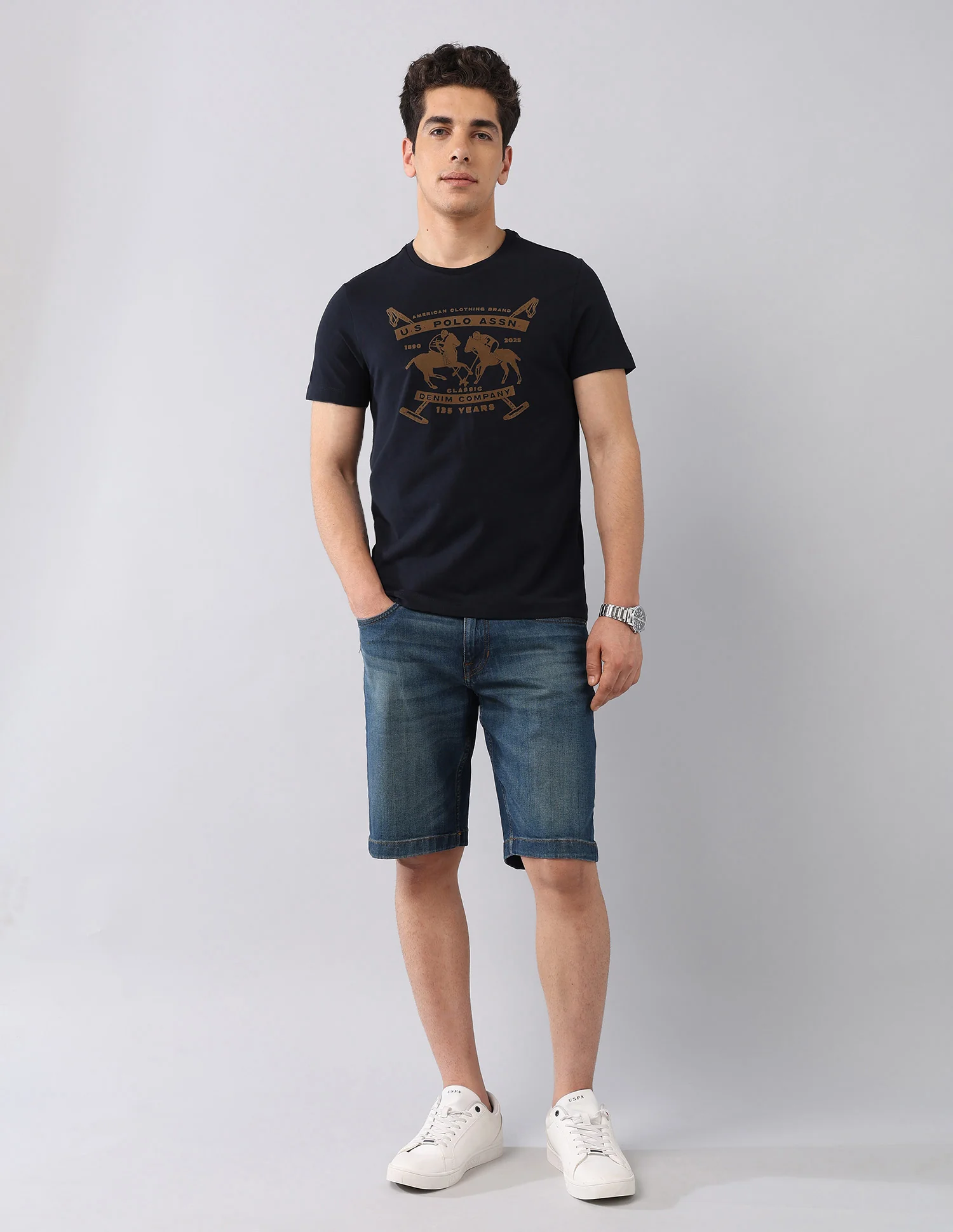 Brand Printed Americana T-Shirt - Image 3