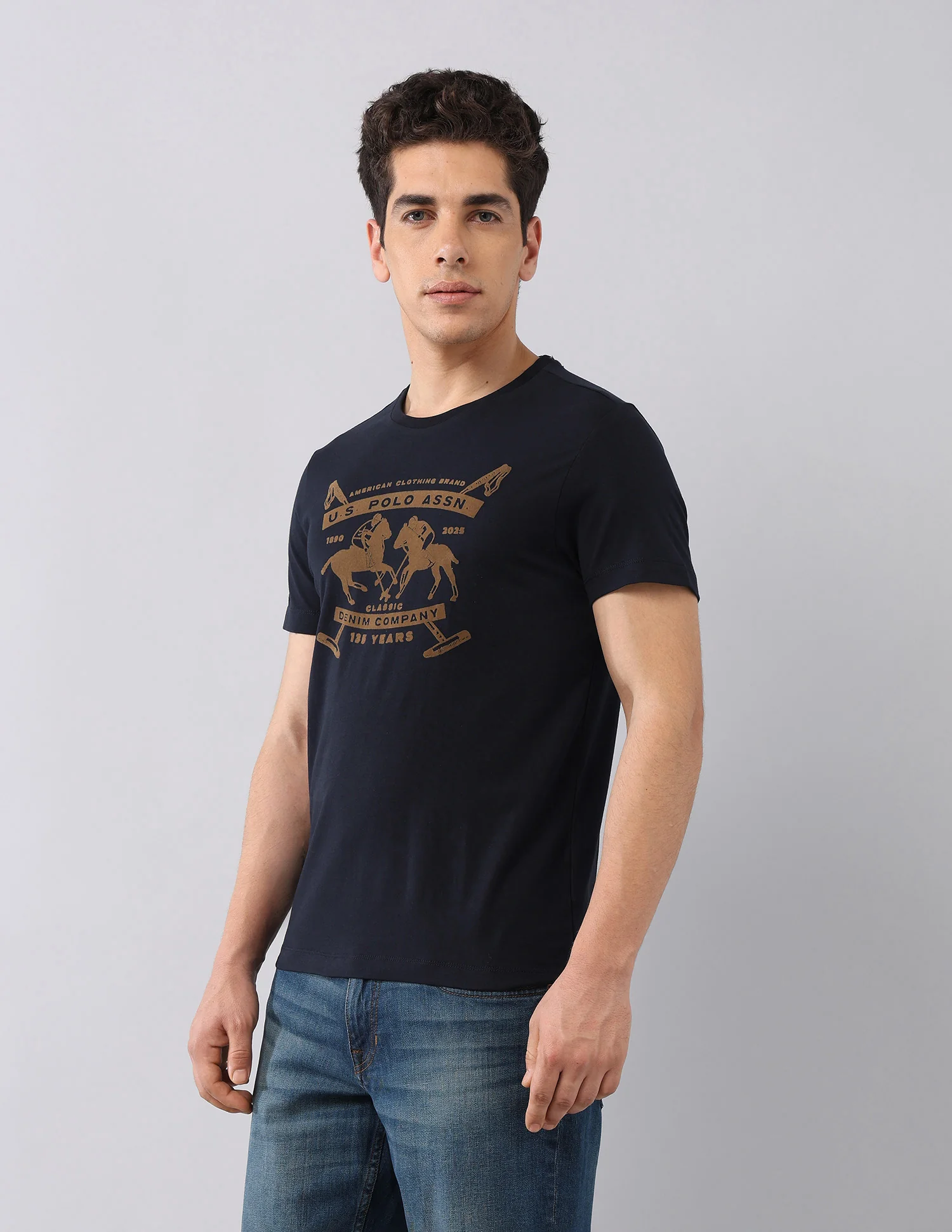 Brand Printed Americana T-Shirt - Image 4