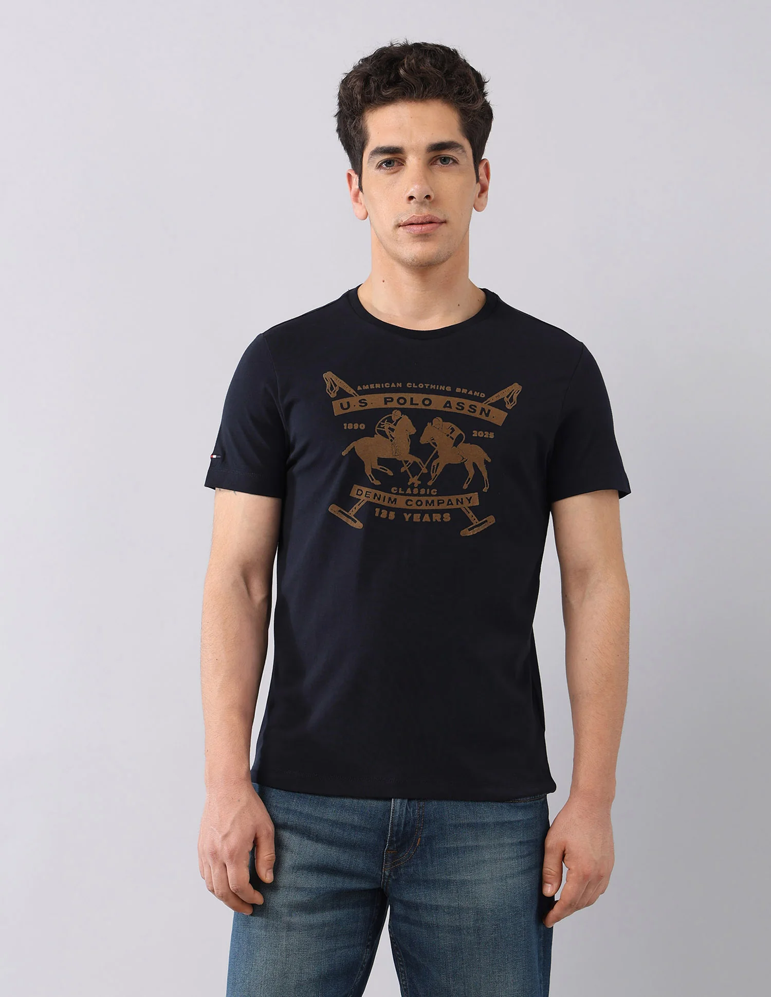 Brand Printed Americana T-Shirt - Image 6