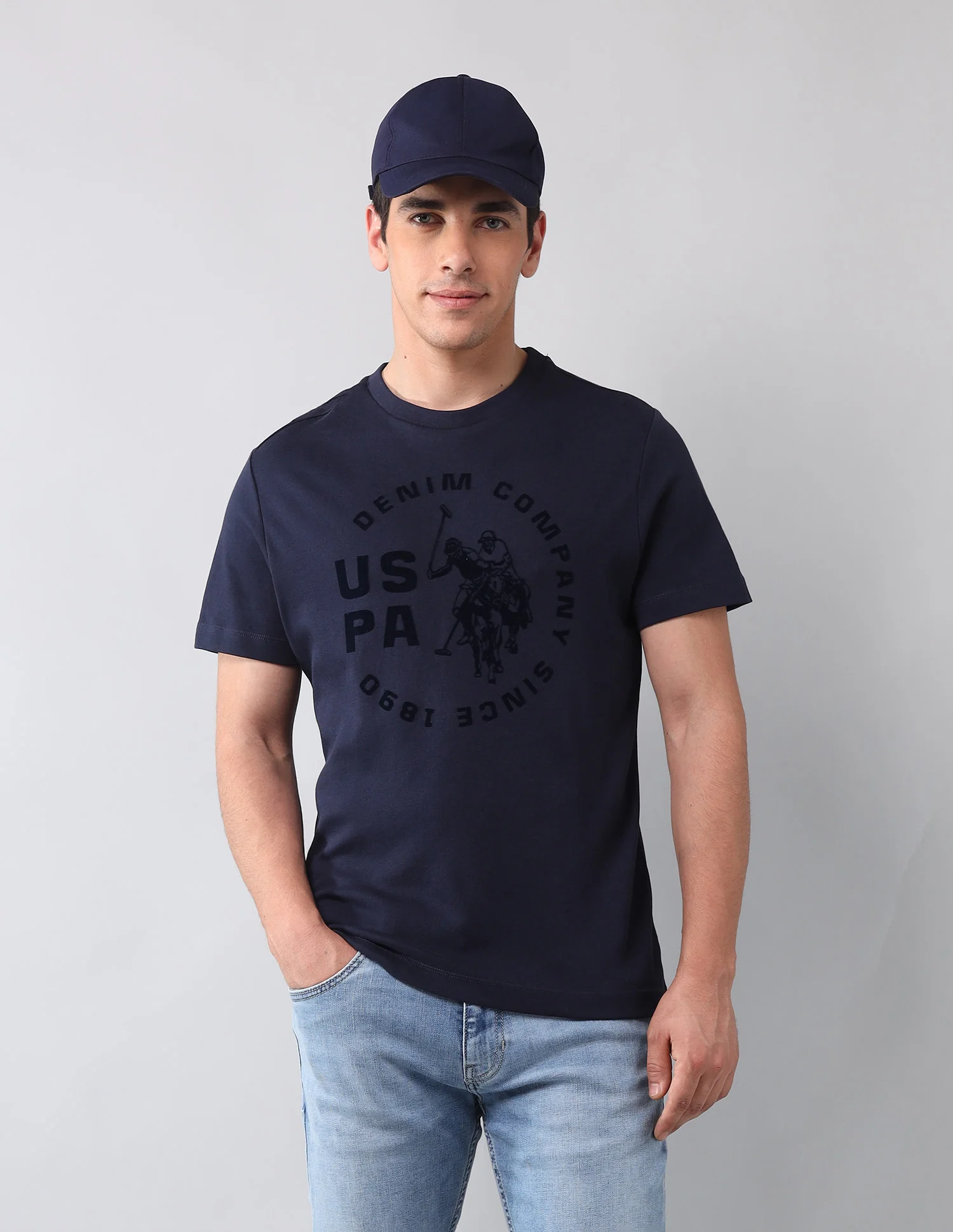Brand Printed Americana T-Shirt