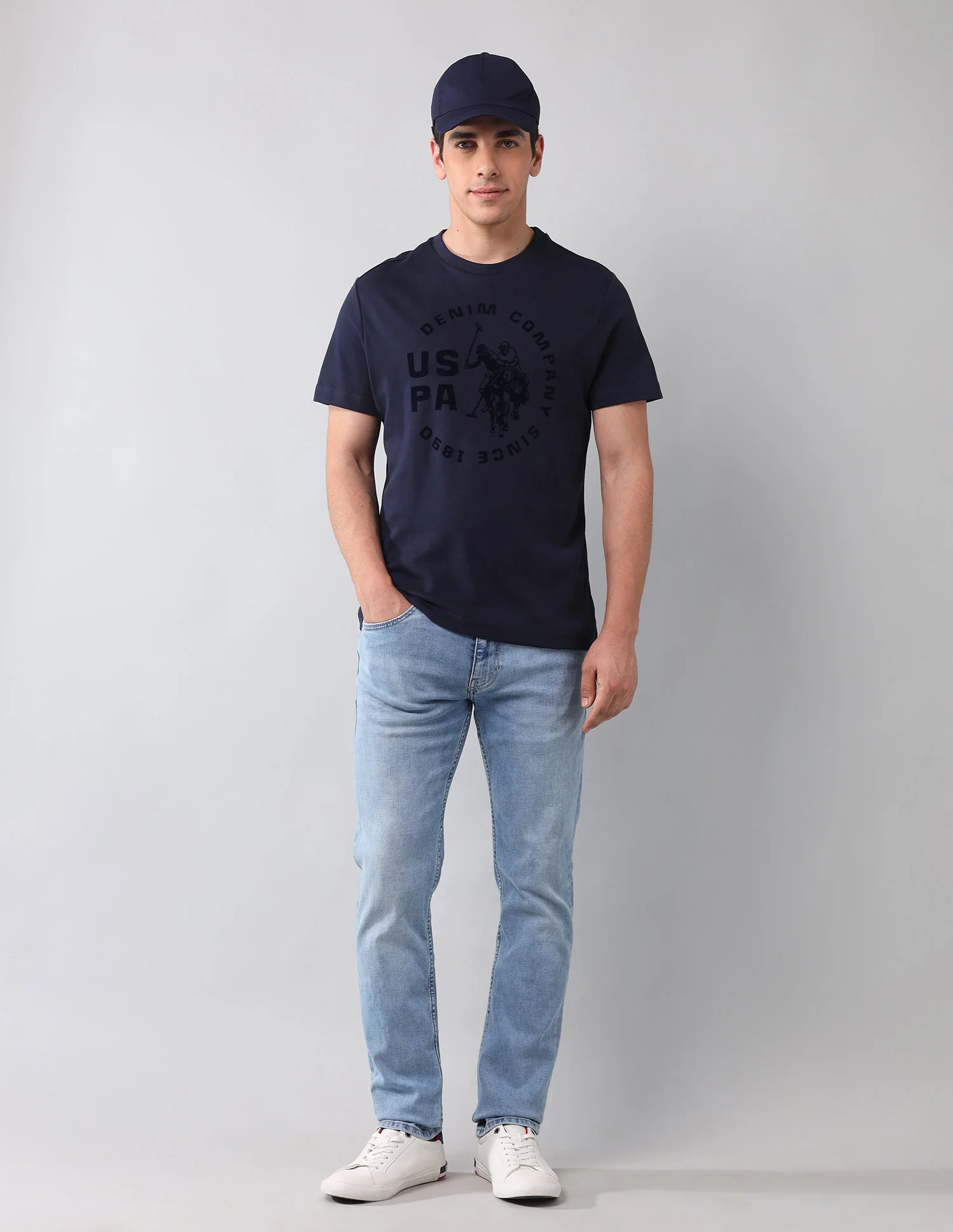 Brand Printed Americana T-Shirt - Image 3