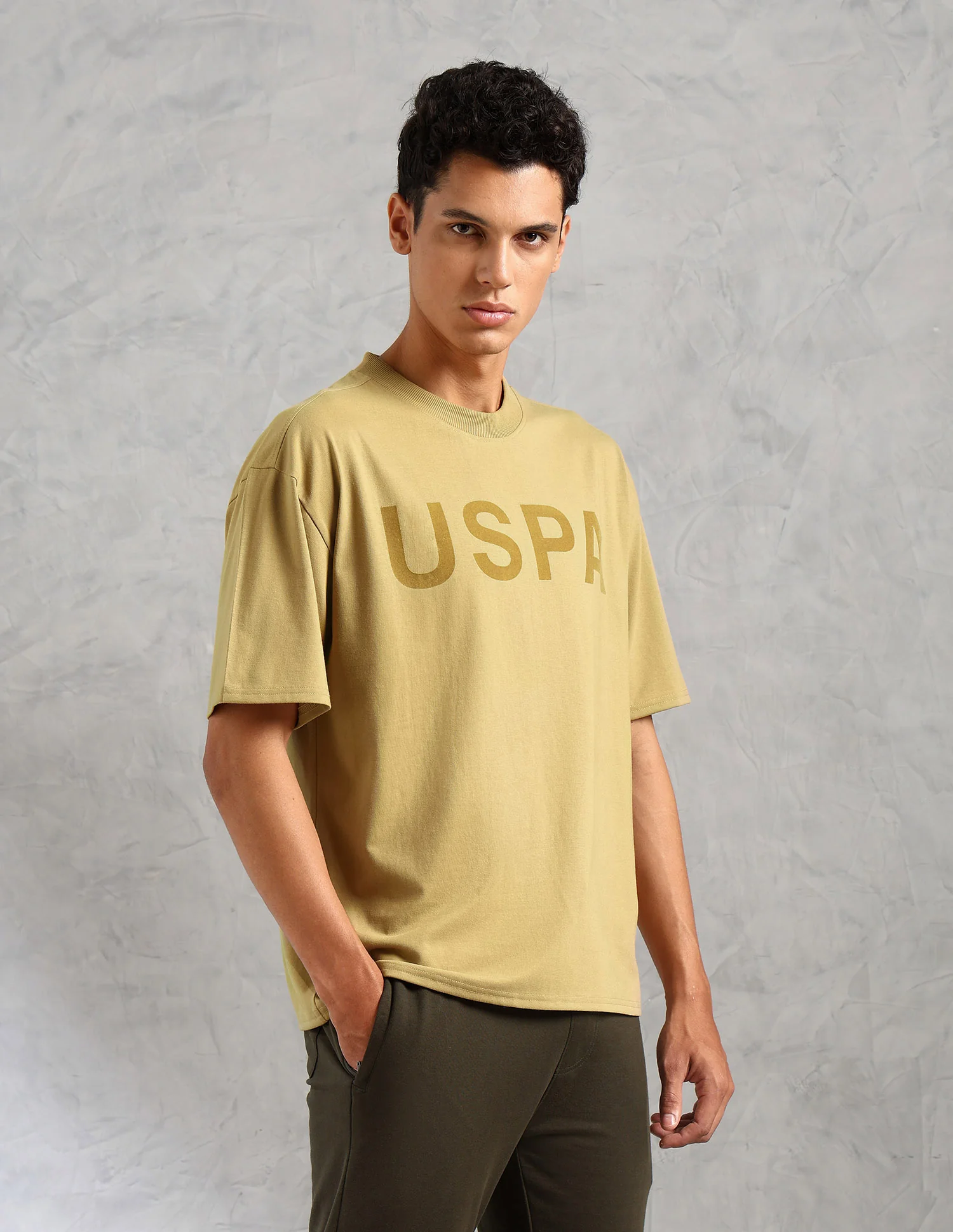 Brand Printed Comfort Fit OEE09 Lounge T-Shirt - Pack Of 1 - Image 4