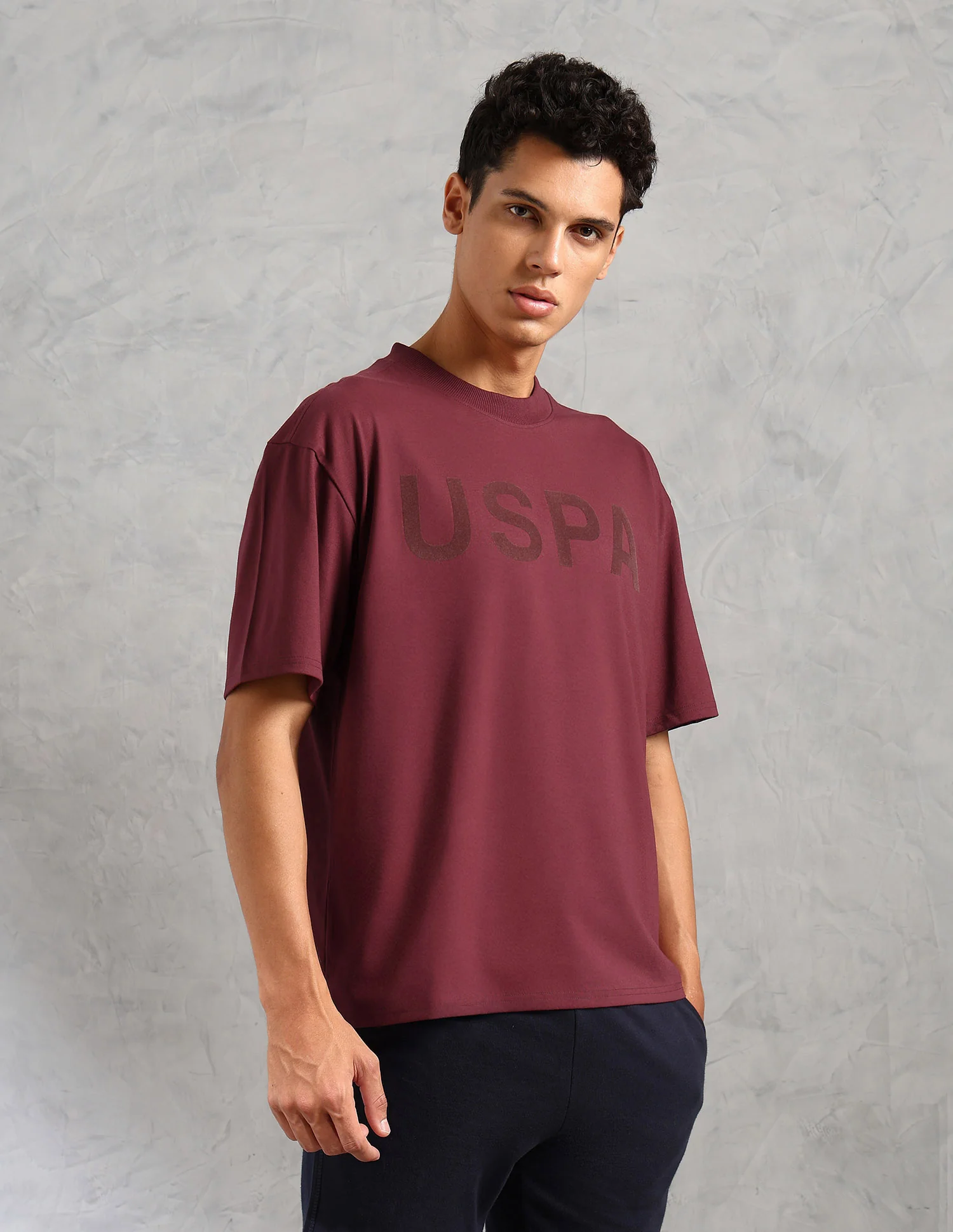Brand Printed Comfort Fit OEE09 Lounge T-Shirt - Pack Of 1 - Image 4
