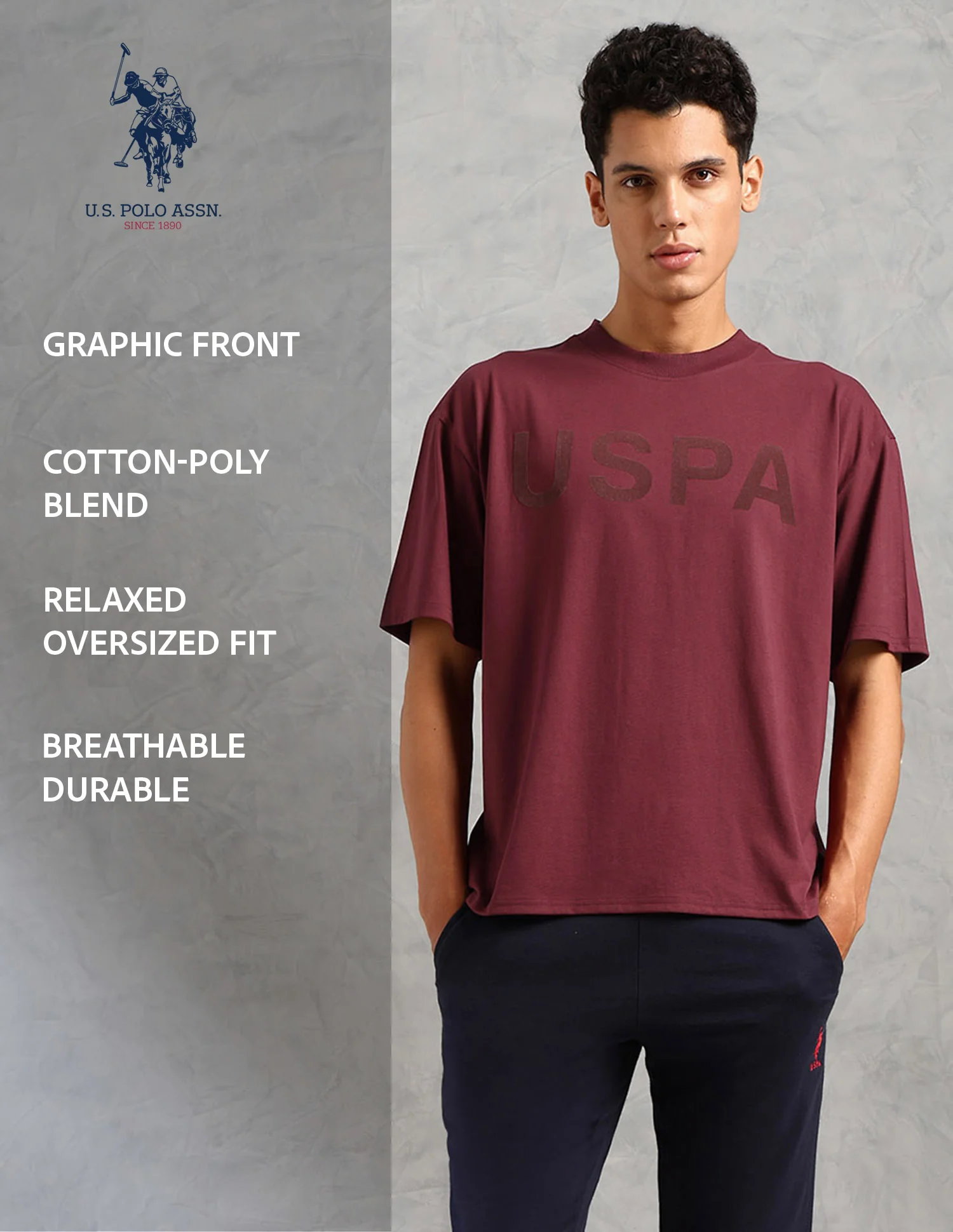Brand Printed Comfort Fit OEE09 Lounge T-Shirt - Pack Of 1 - Image 9