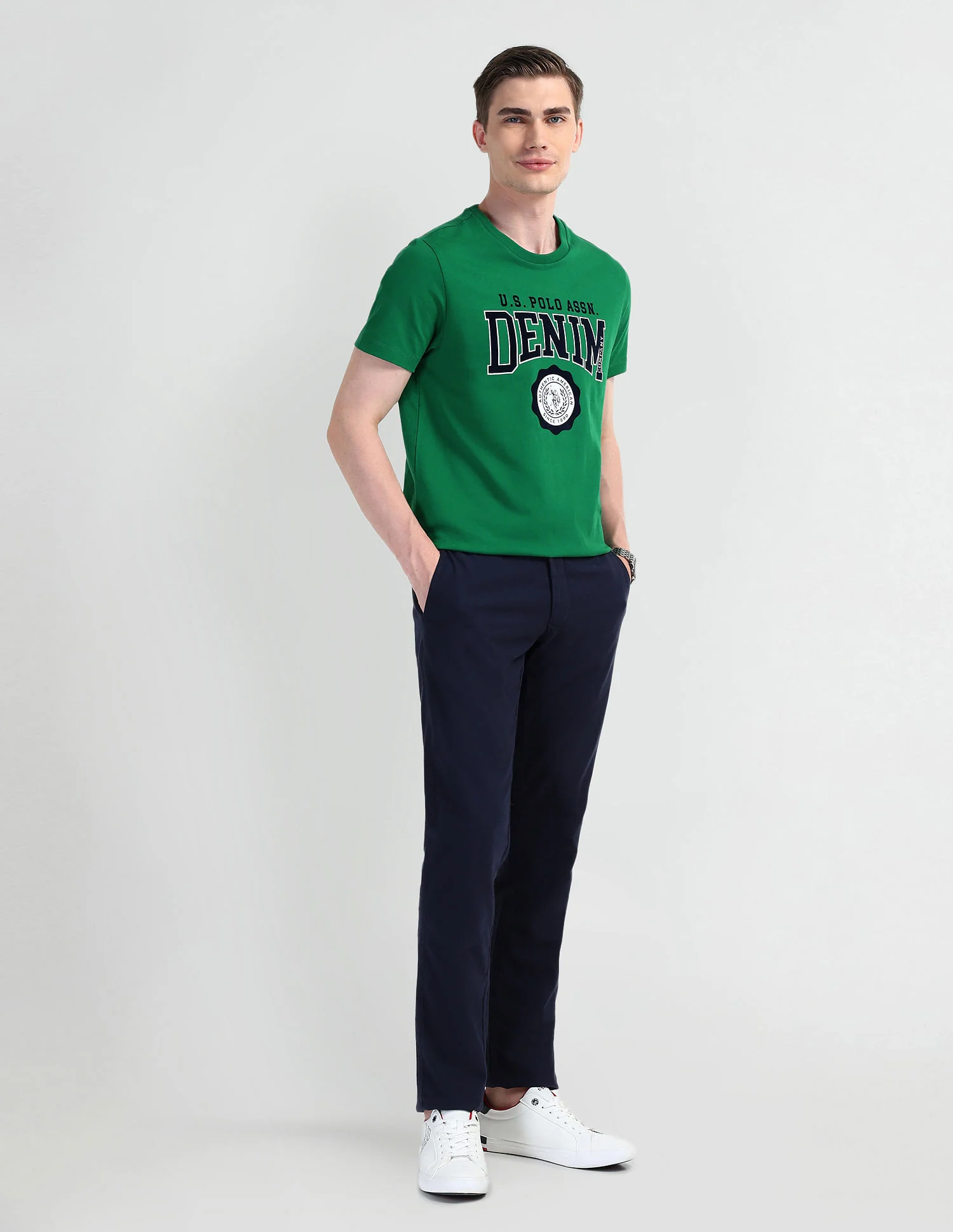 Brand Printed Cotton T-Shirt - Image 3