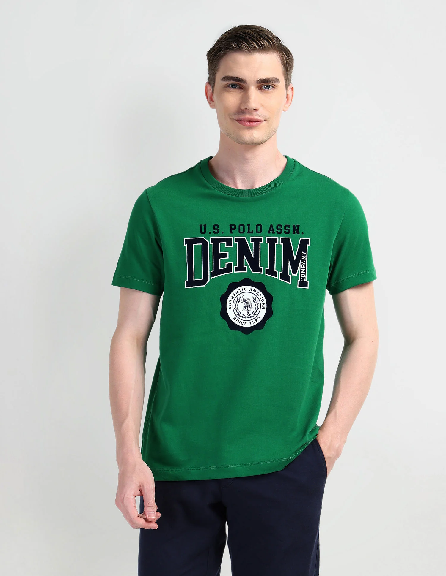 Brand Printed Cotton T-Shirt - Image 6