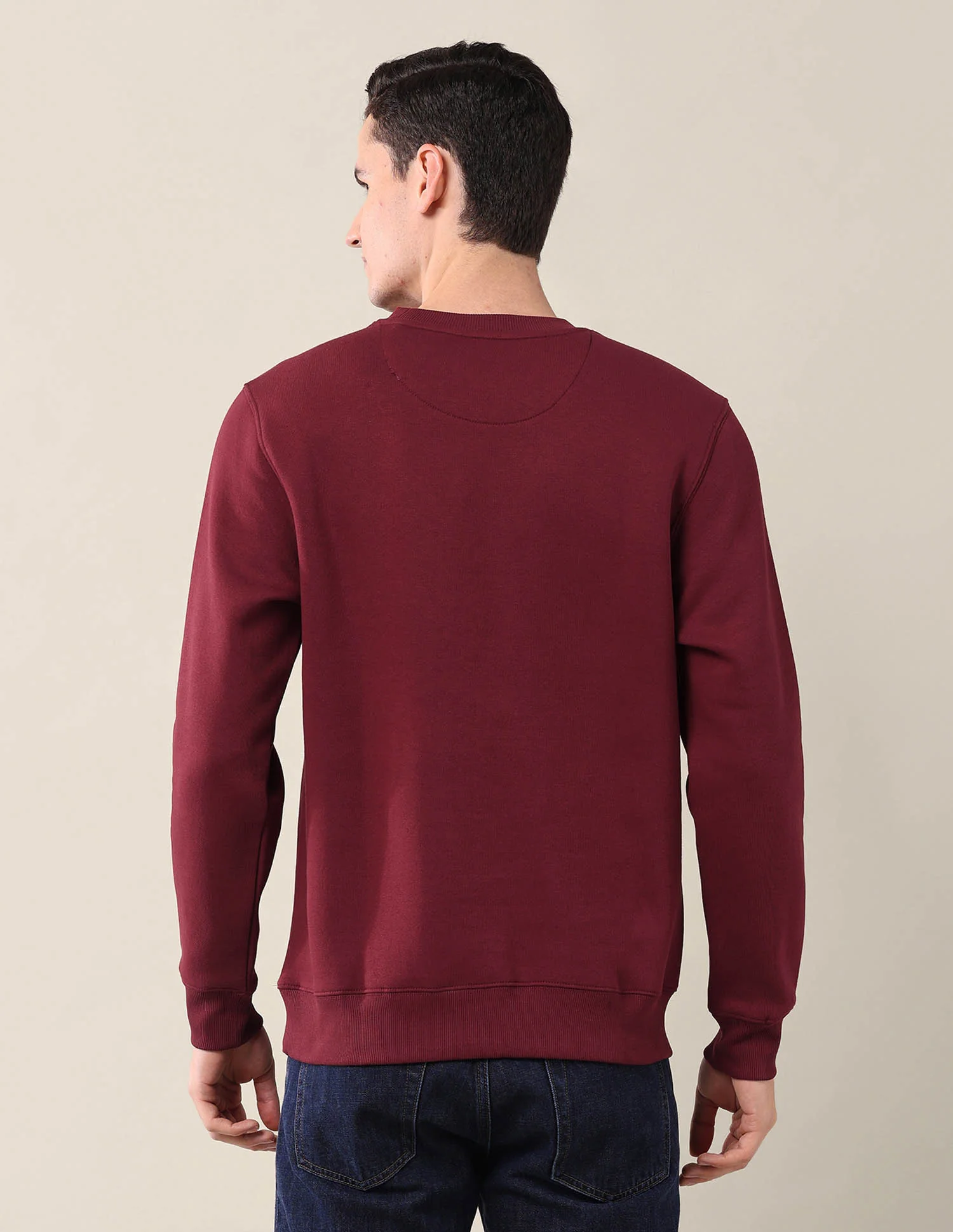 Brand Printed Crew Neck Sweatshirt - Image 5