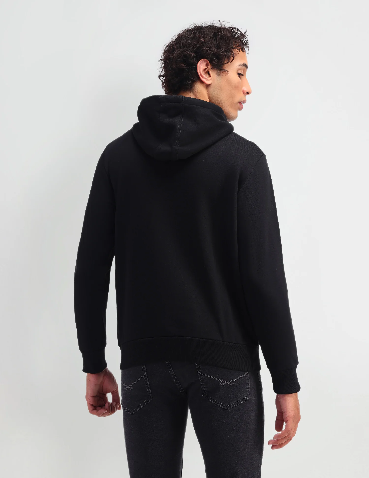 Brand Printed Hooded Sweatshirt - Image 5