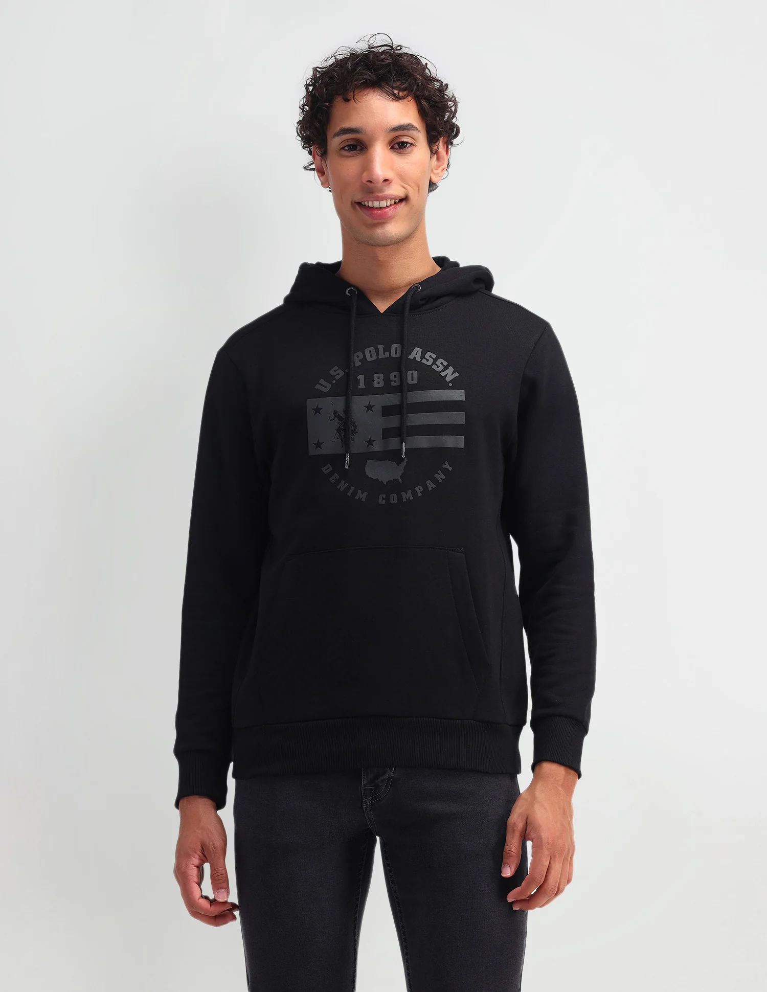 Brand Printed Hooded Sweatshirt - Image 6